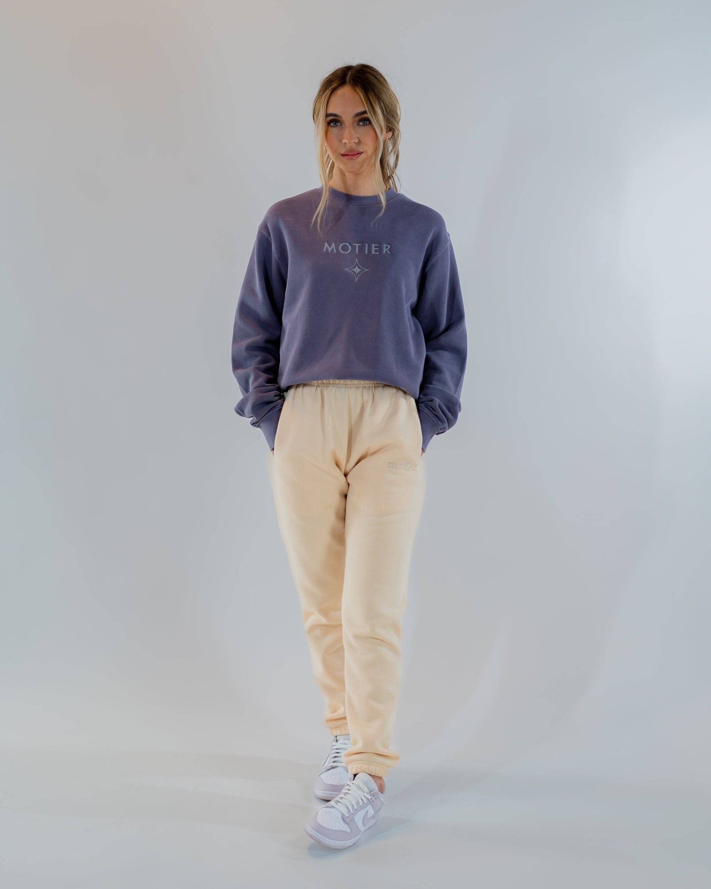 Astroid Pigment Dyed Crewneck (Moonstone)