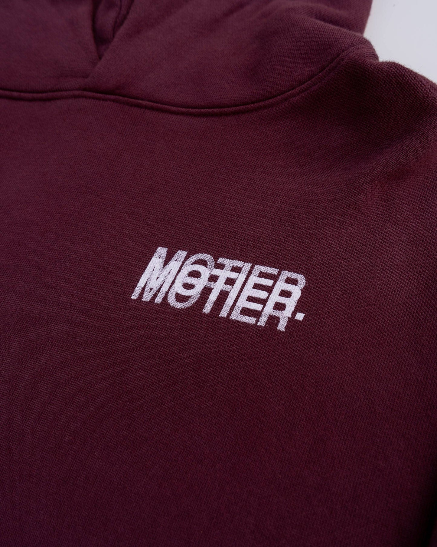 Blurr Holographic OG Luxe Premium Hoodie (Plum Wine)