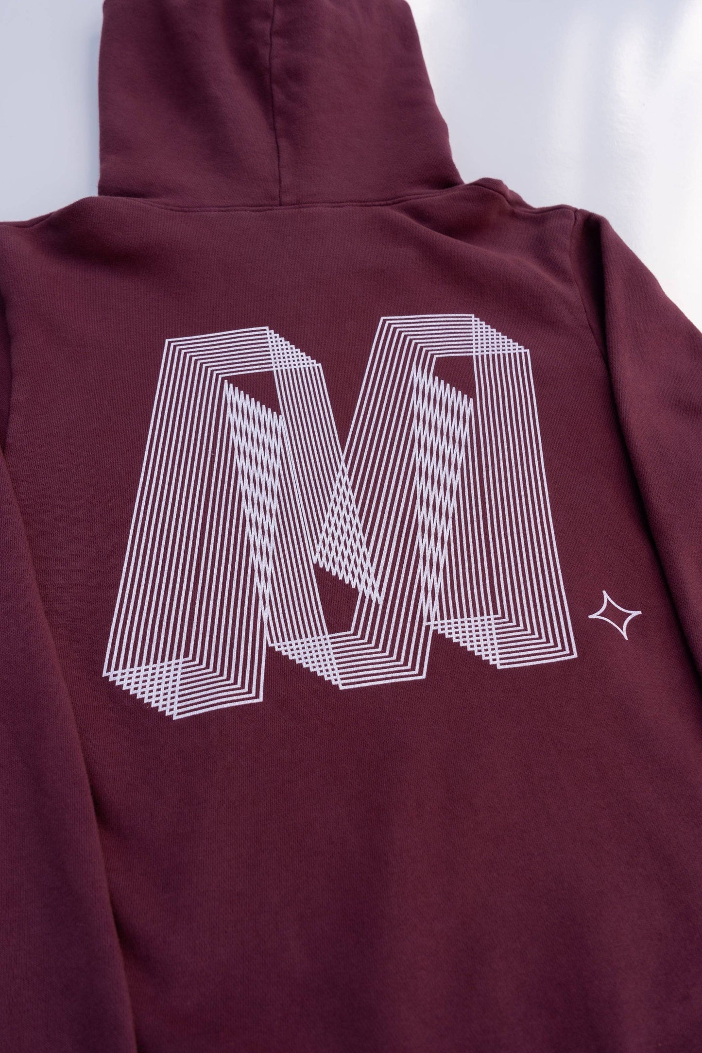 Blurr Holographic OG Luxe Premium Hoodie (Plum Wine)