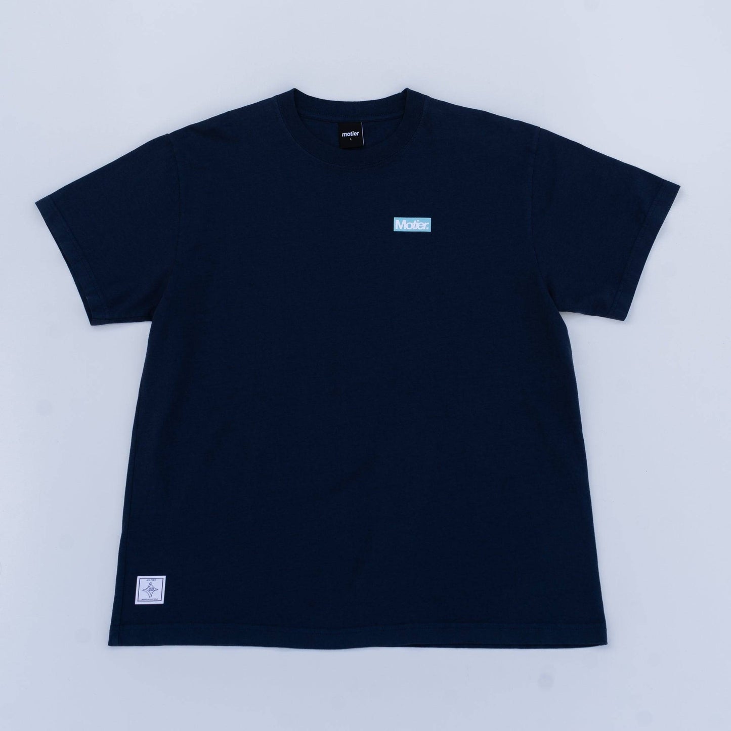 Box Logo Luxe Tee (Navy)