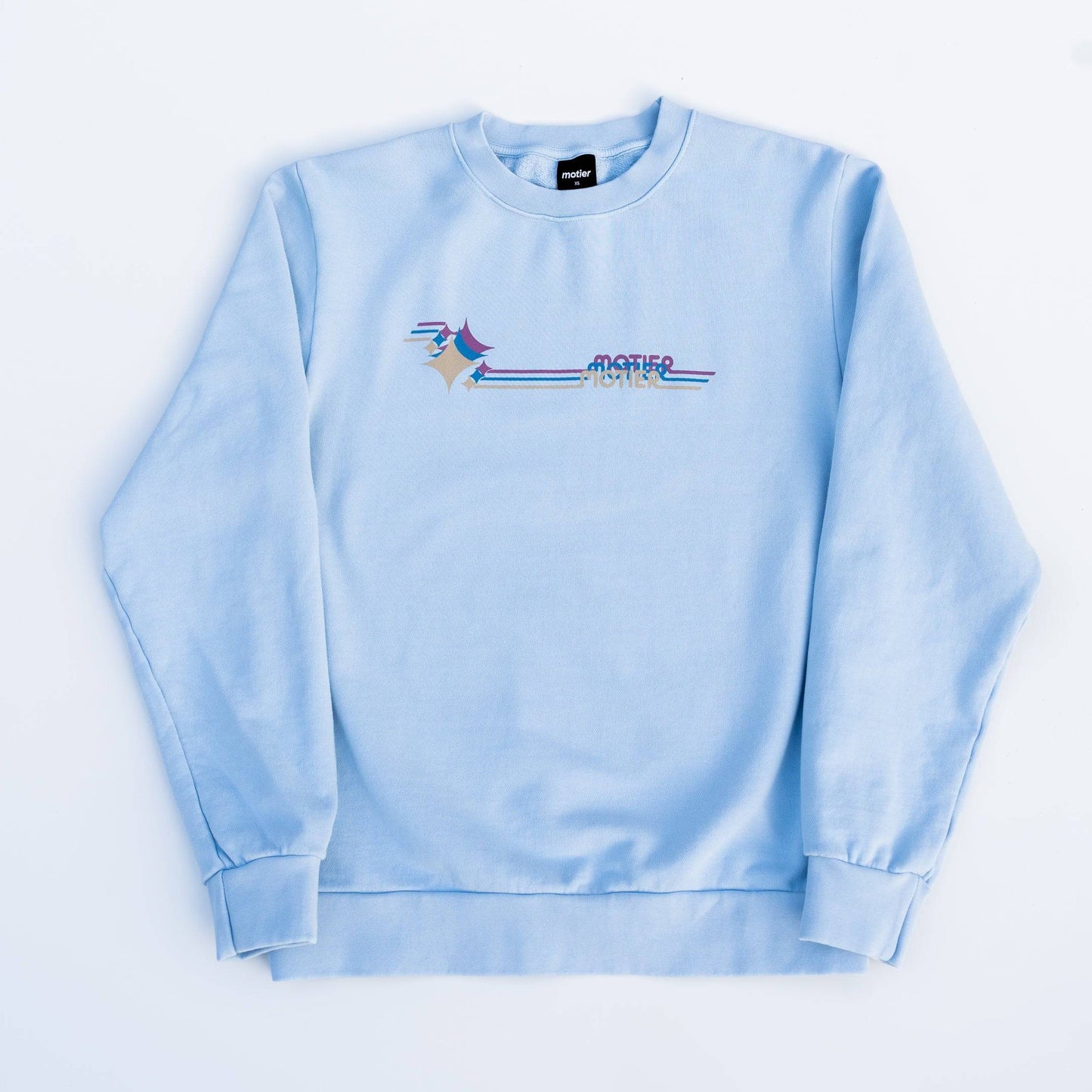 The Boogie Nights Luxe Crewneck (Sky Blue)