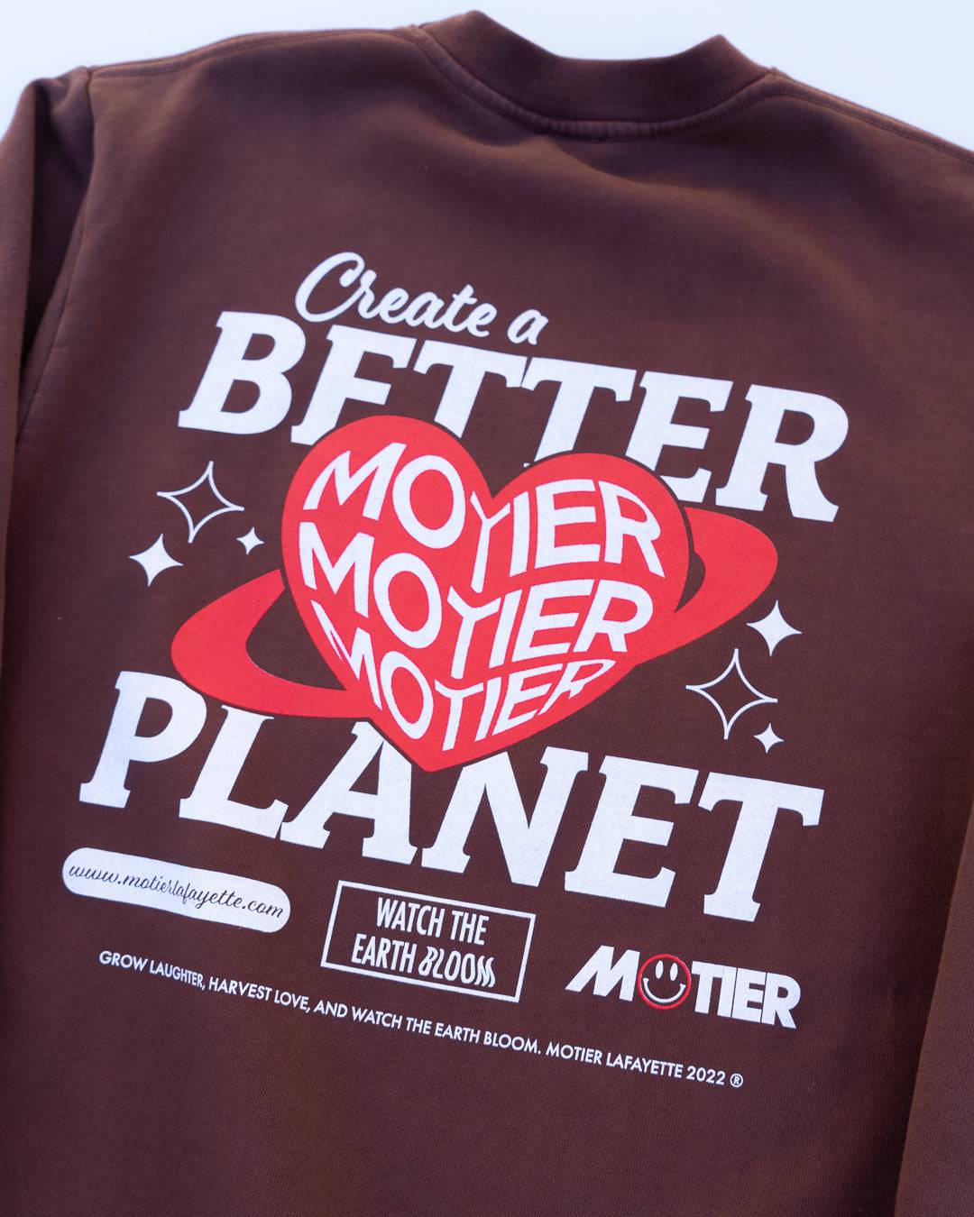 Earth Day Luxe Crewneck (Coffee)