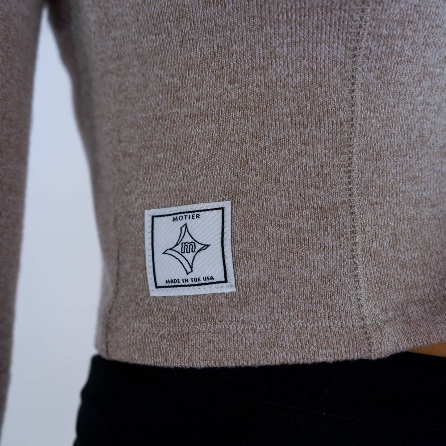 Brushed Active L/S Top (Light Tan)