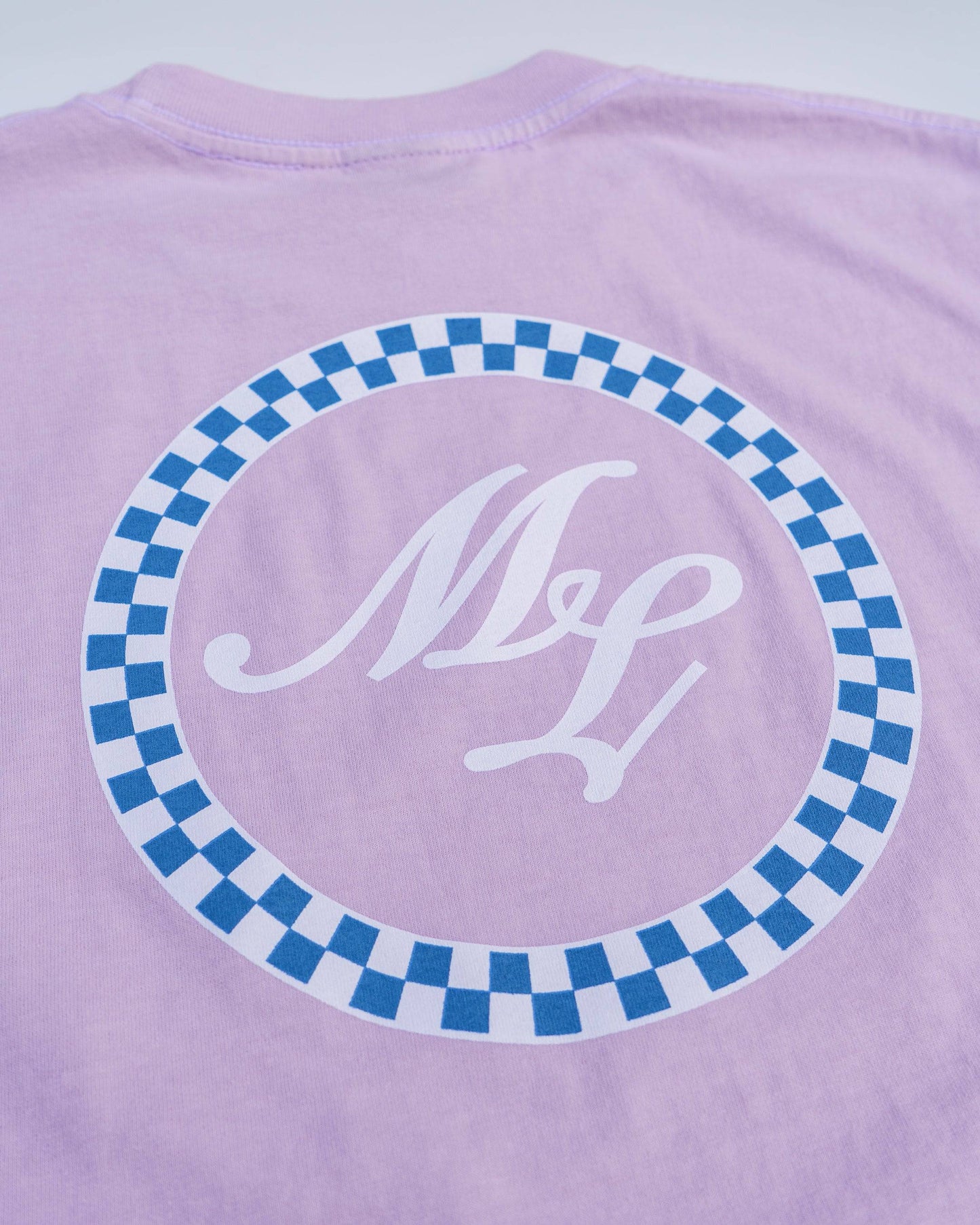 ML Checkered Luxe S/S Tee (Lavender Fog)