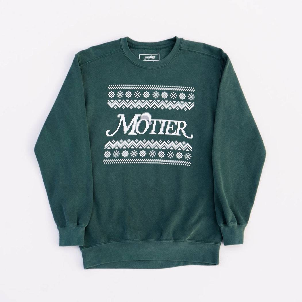 A Motier Christmas Crewneck (Green)