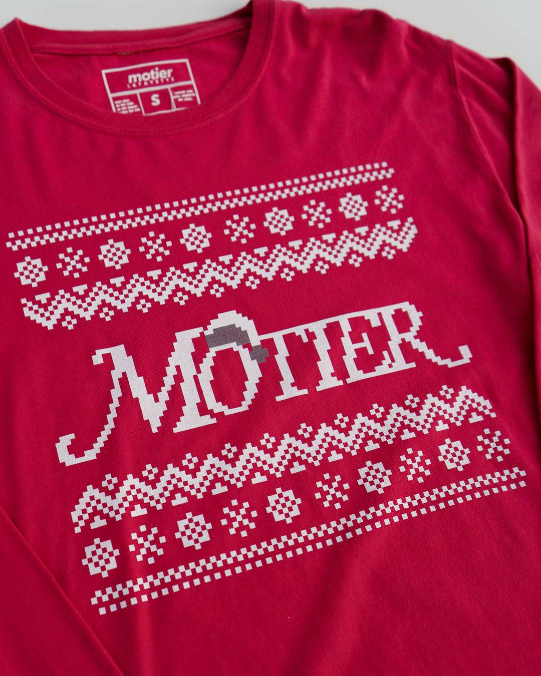 A Motier Christmas L/S Tee (Red)