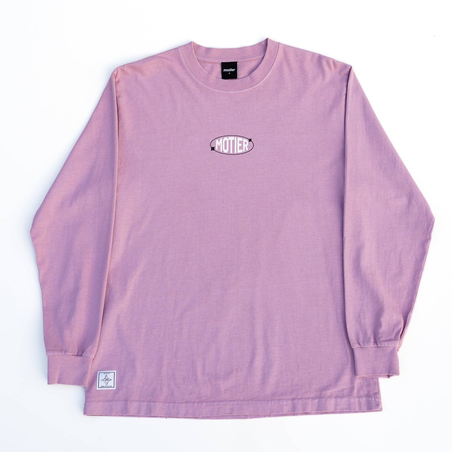The Diner L/S Luxe Tee (Mauve Shadows)