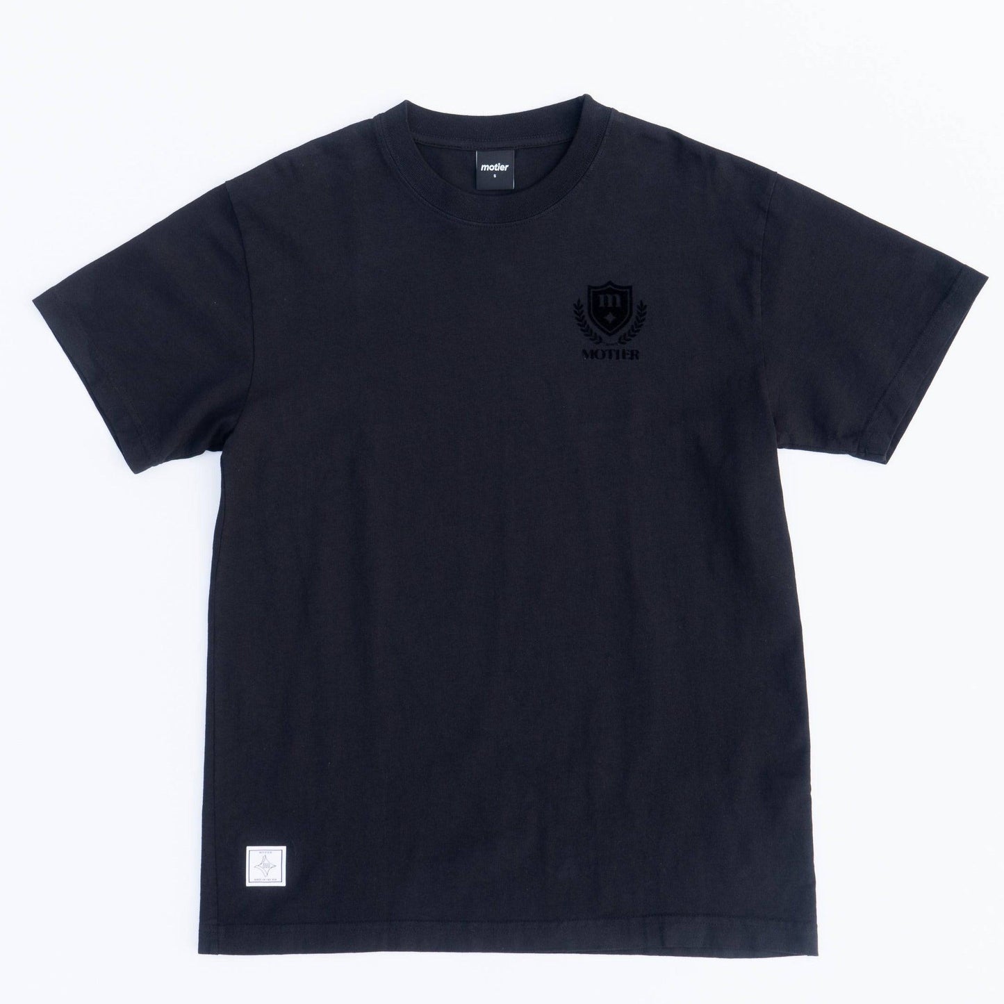 Elegant Crest Luxe S/S Tee (Black)