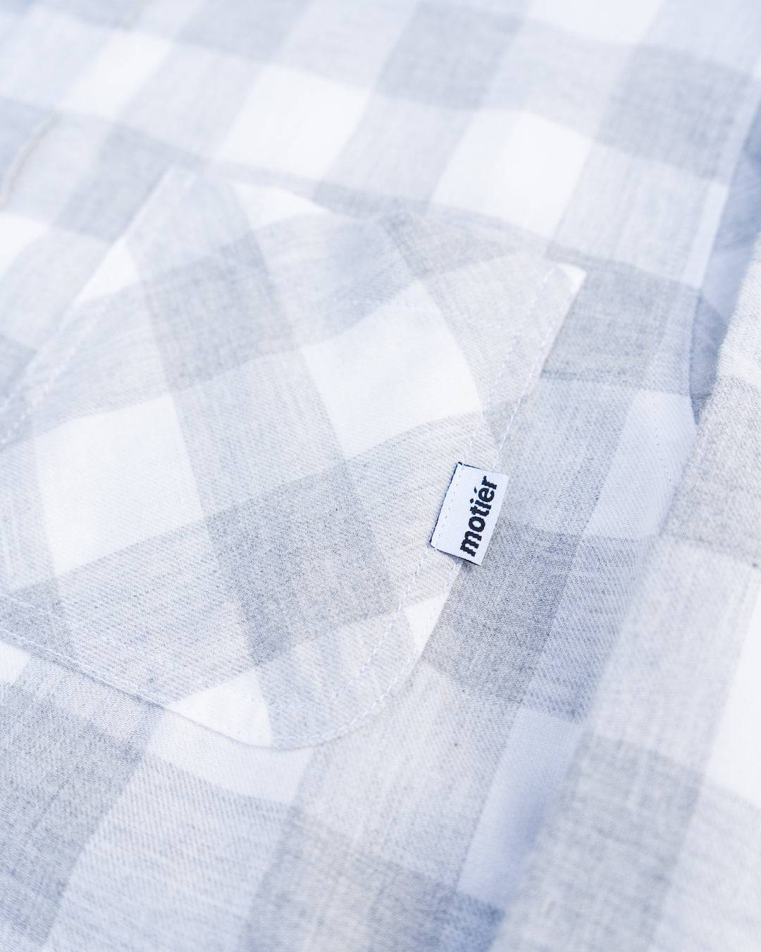 Motier Essential Flannel (Grey/White)
