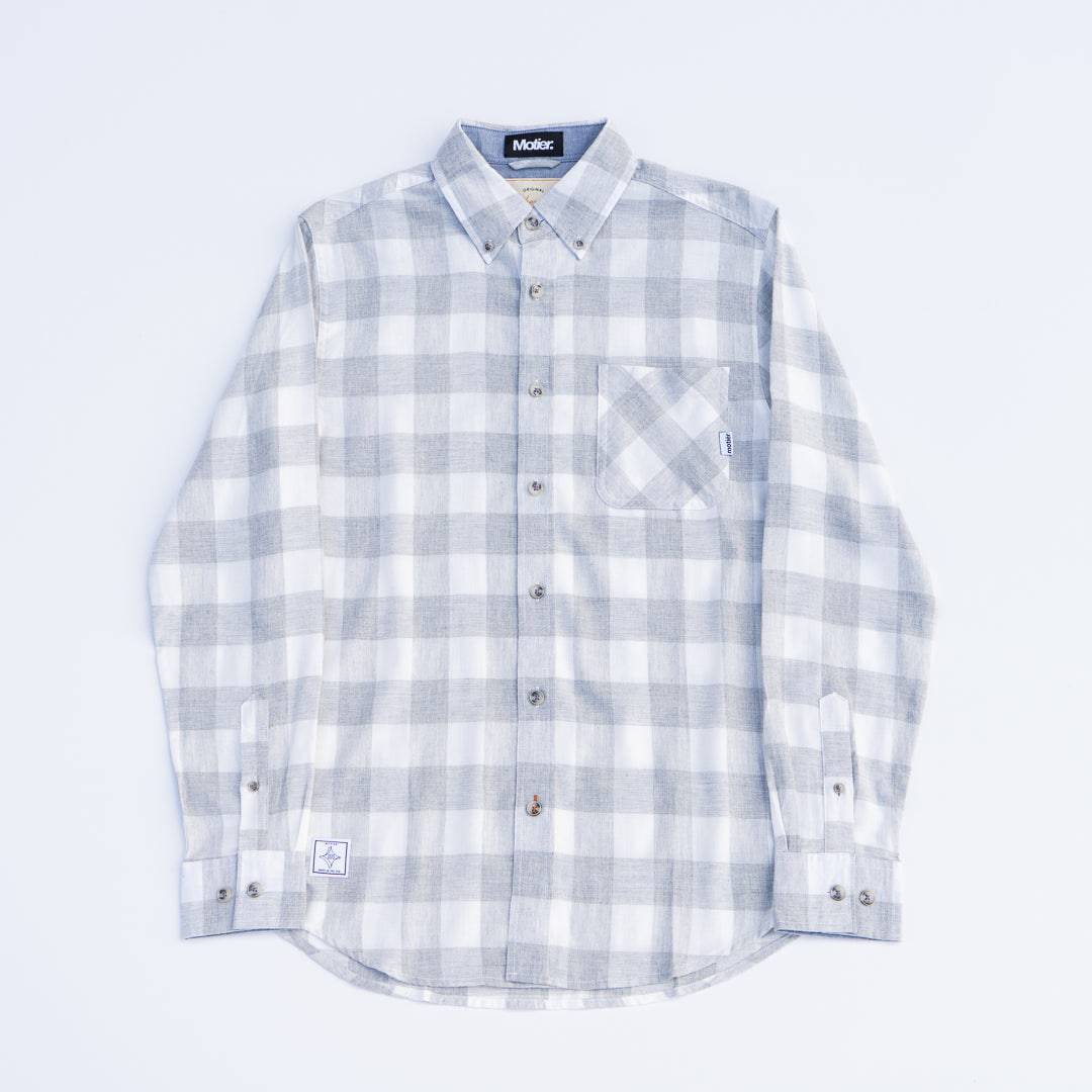 Motier Essential Flannel (Grey/White)