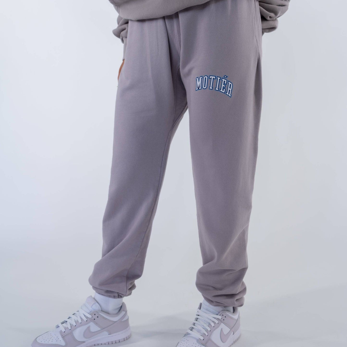 University Logo Luxe Premium Sweatpants (Fossil Grey)