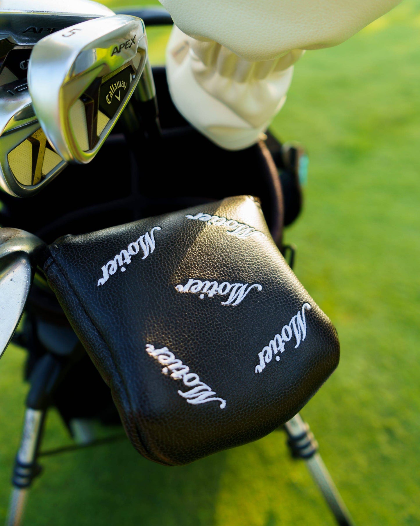 Motier Script Mallet Putter Headcover
