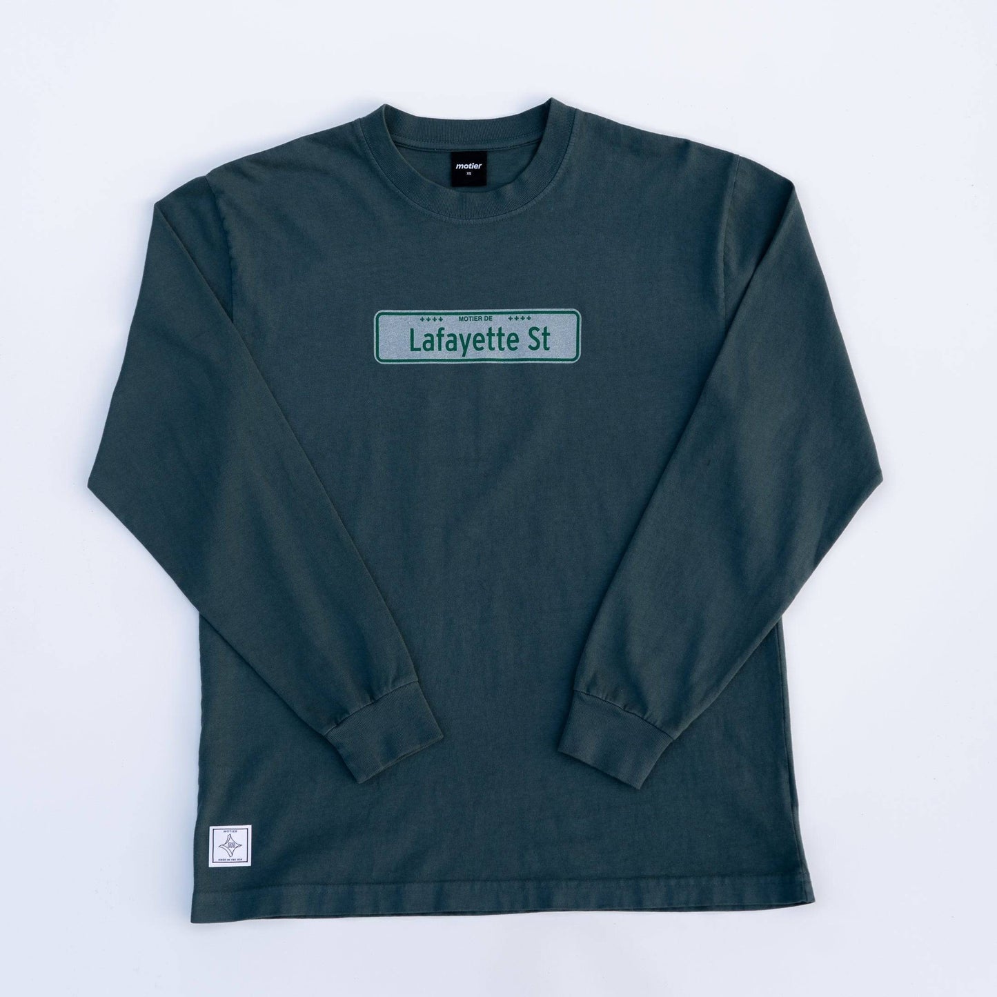 Lafayette Street L/S Luxe Tee (Atlantic Green)