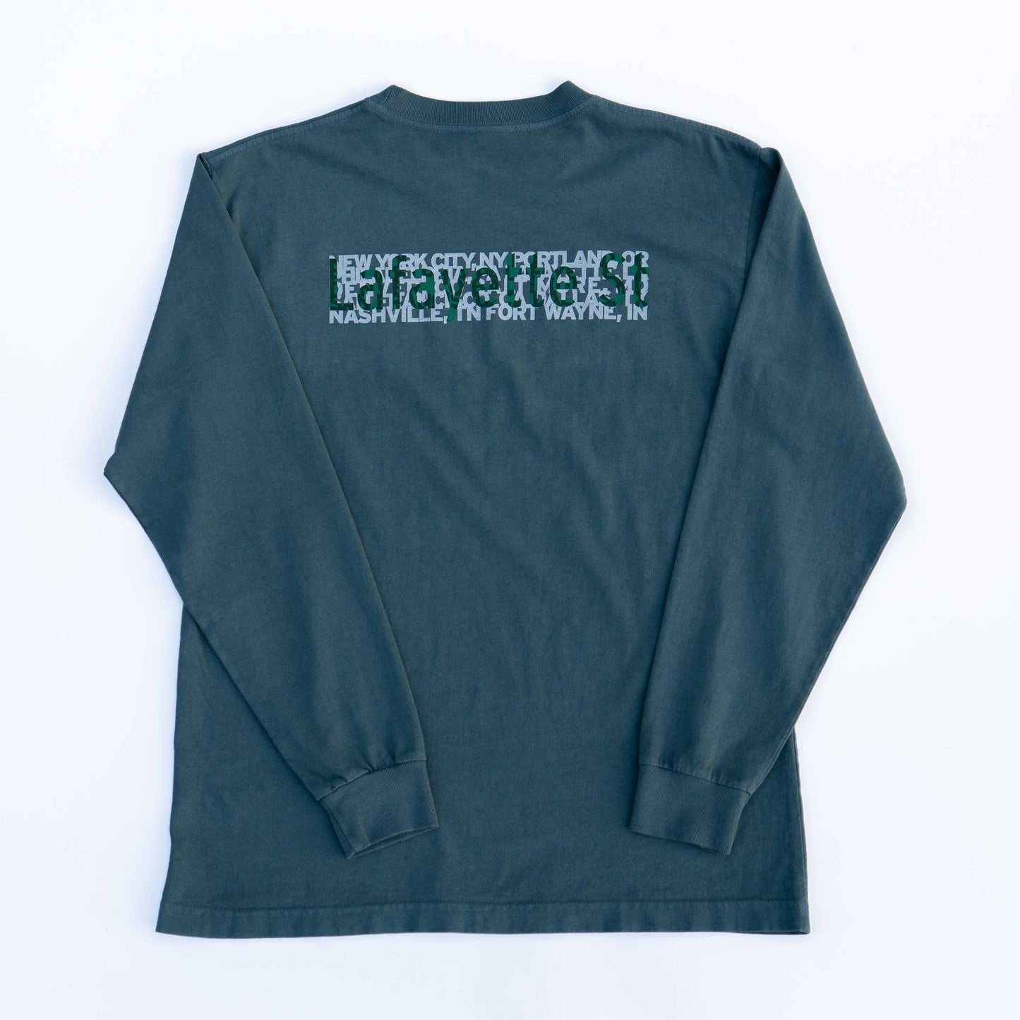 Lafayette Street L/S Luxe Tee (Atlantic Green)