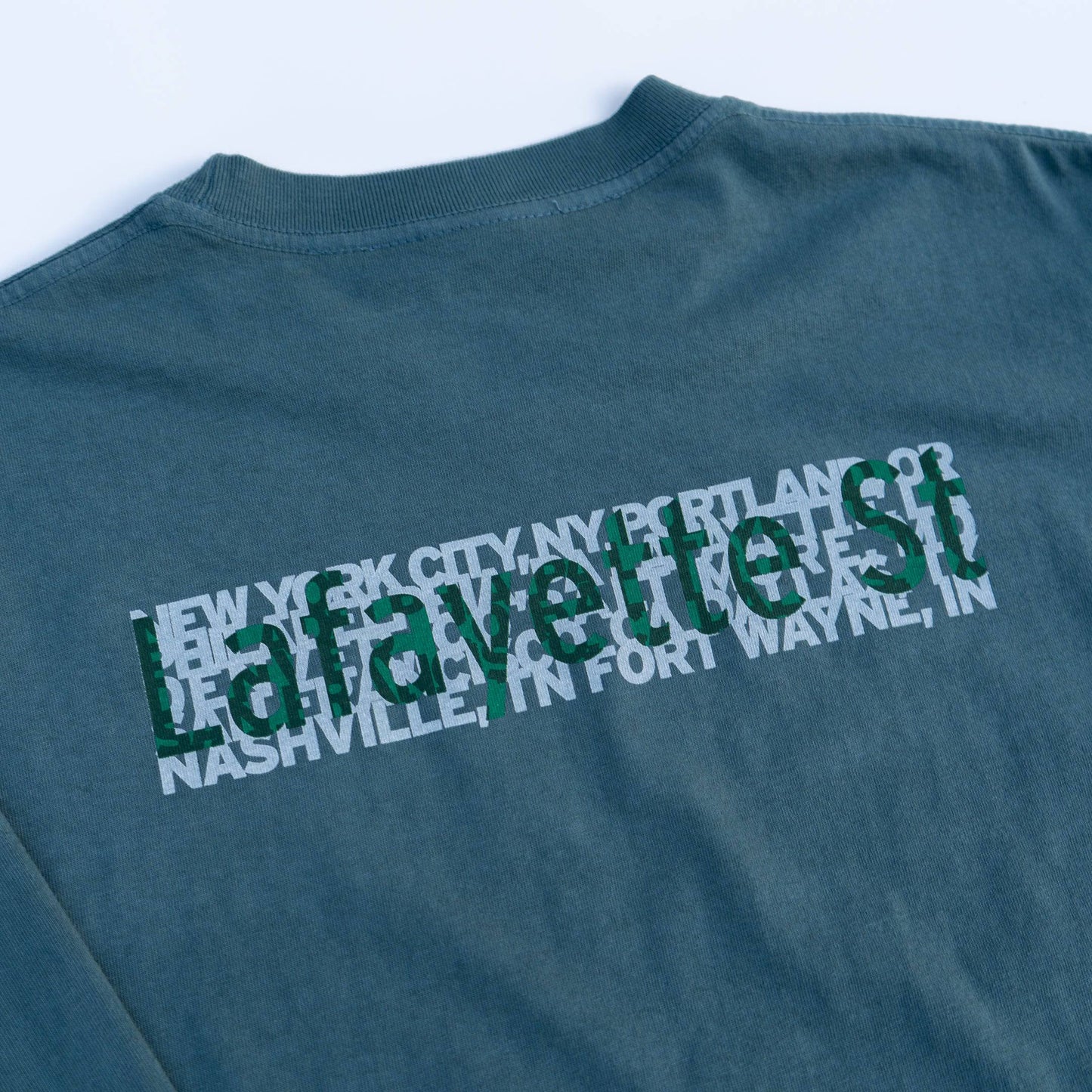 Lafayette Street L/S Luxe Tee (Atlantic Green)