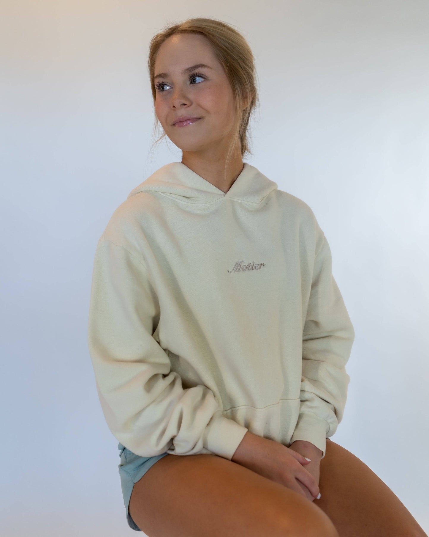 Script Luxe Premium Hoodie (Sand)