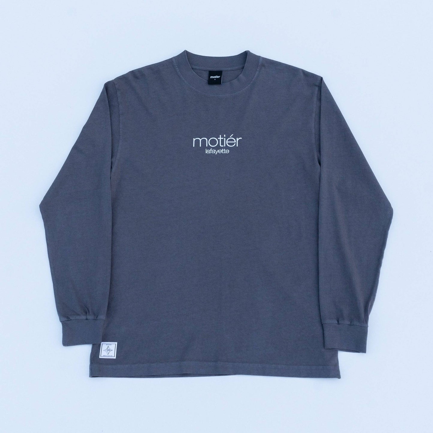 Classic Logo L/S Luxe Tee (Asphalt)