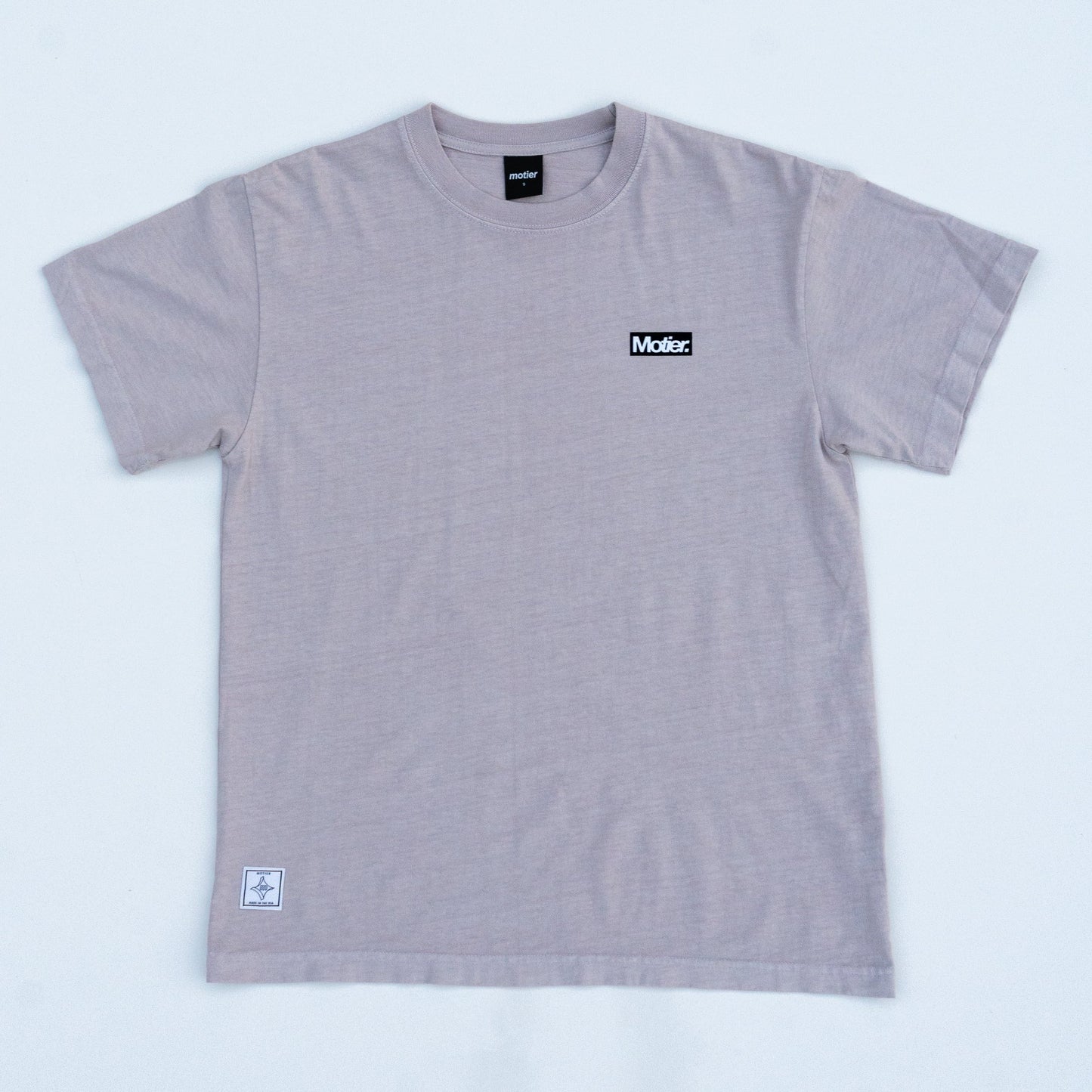 Box Logo S/S Luxe Tee (Raindrops)