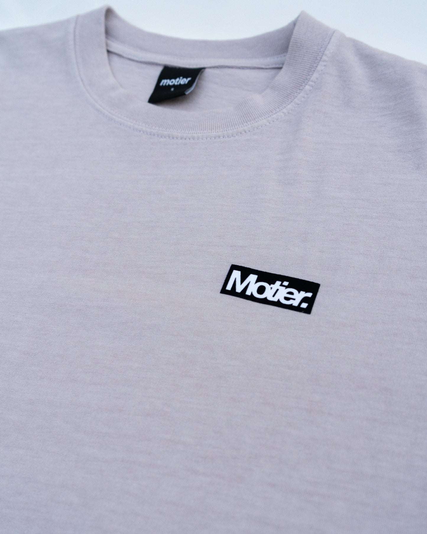 Box Logo S/S Luxe Tee (Raindrops)