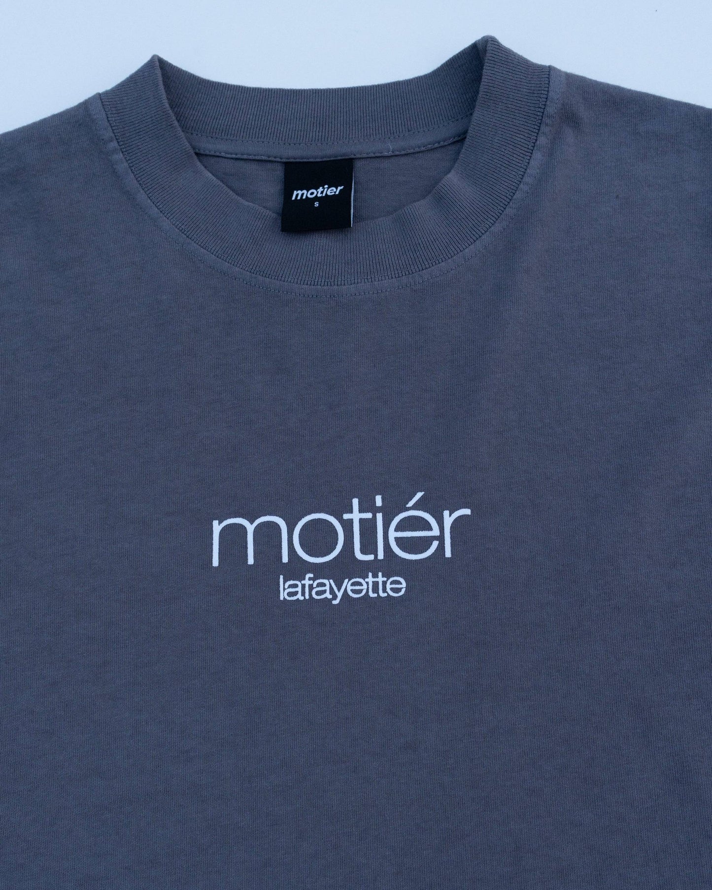 Classic Logo L/S Luxe Tee (Asphalt)