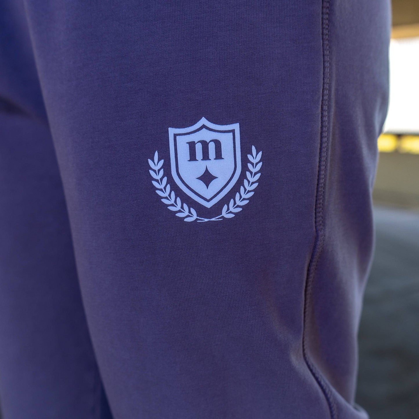 Elegant Crest Mineral Washed Sweatpants (Arcane)