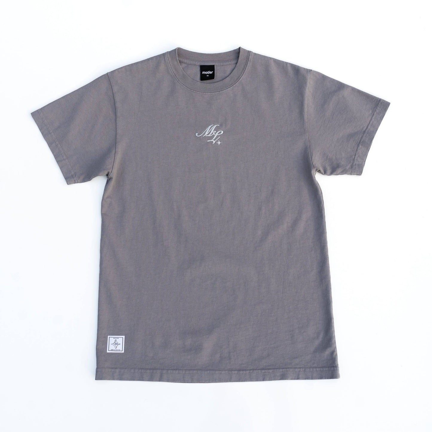The ML Script Luxe Tee (Night Grey)