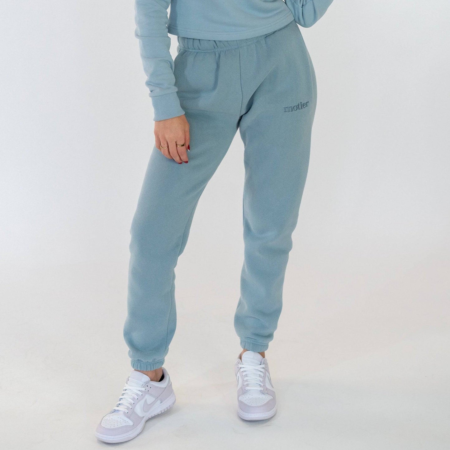 The Naomi Oversized Sweatpants (Sky Blue)