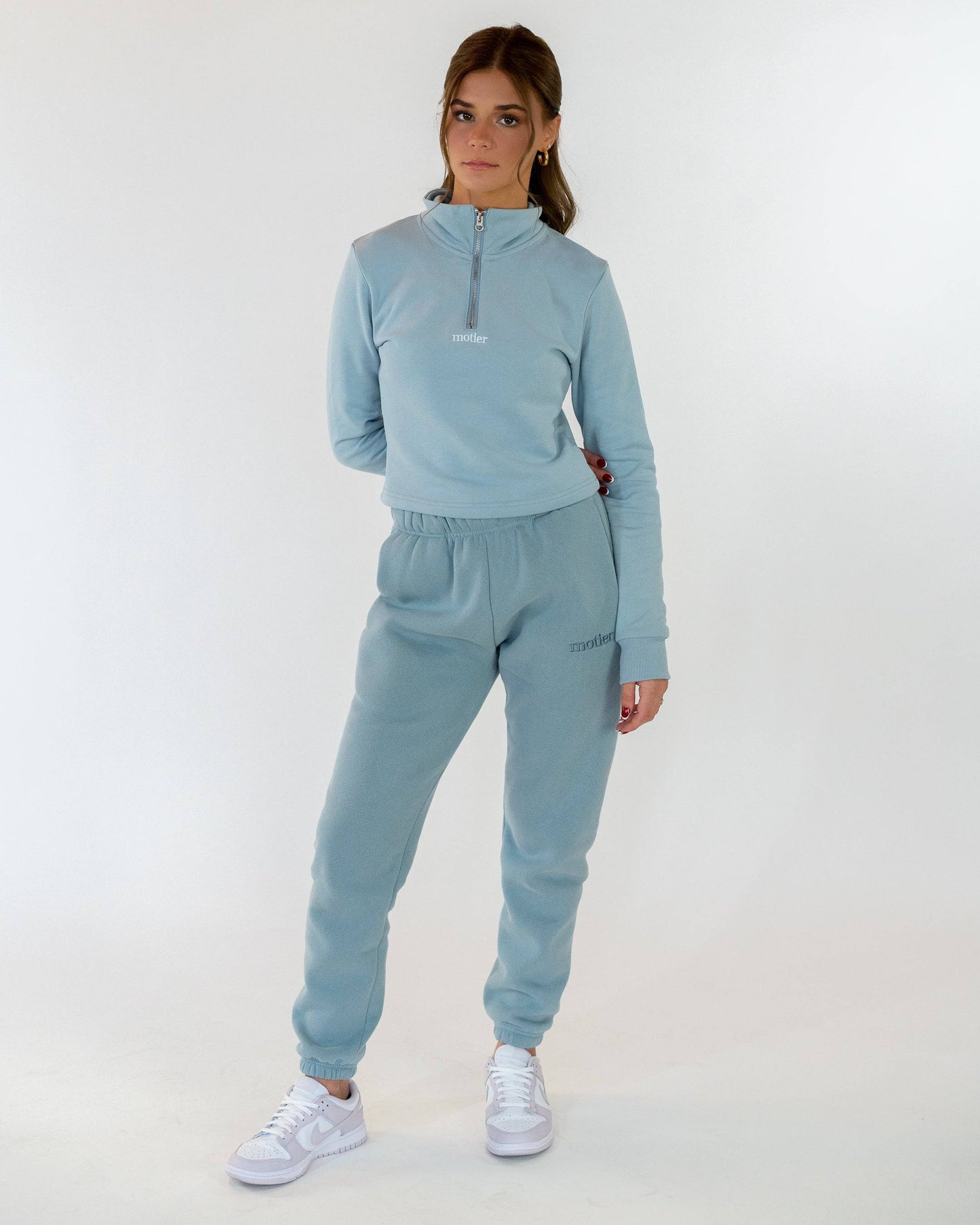 The Naomi Oversized Sweatpants (Sky Blue)