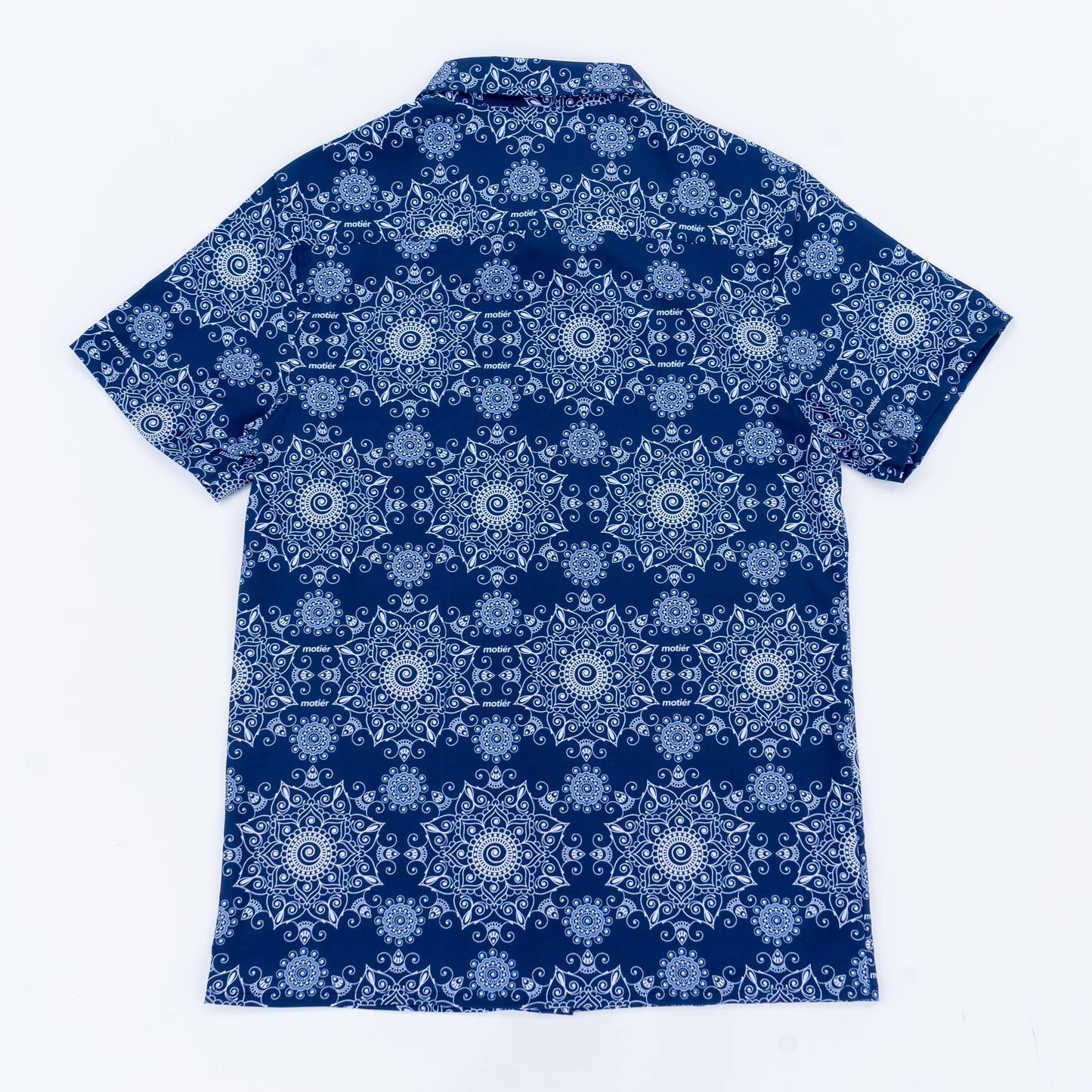 Motier Paisley Button Down (Navy)