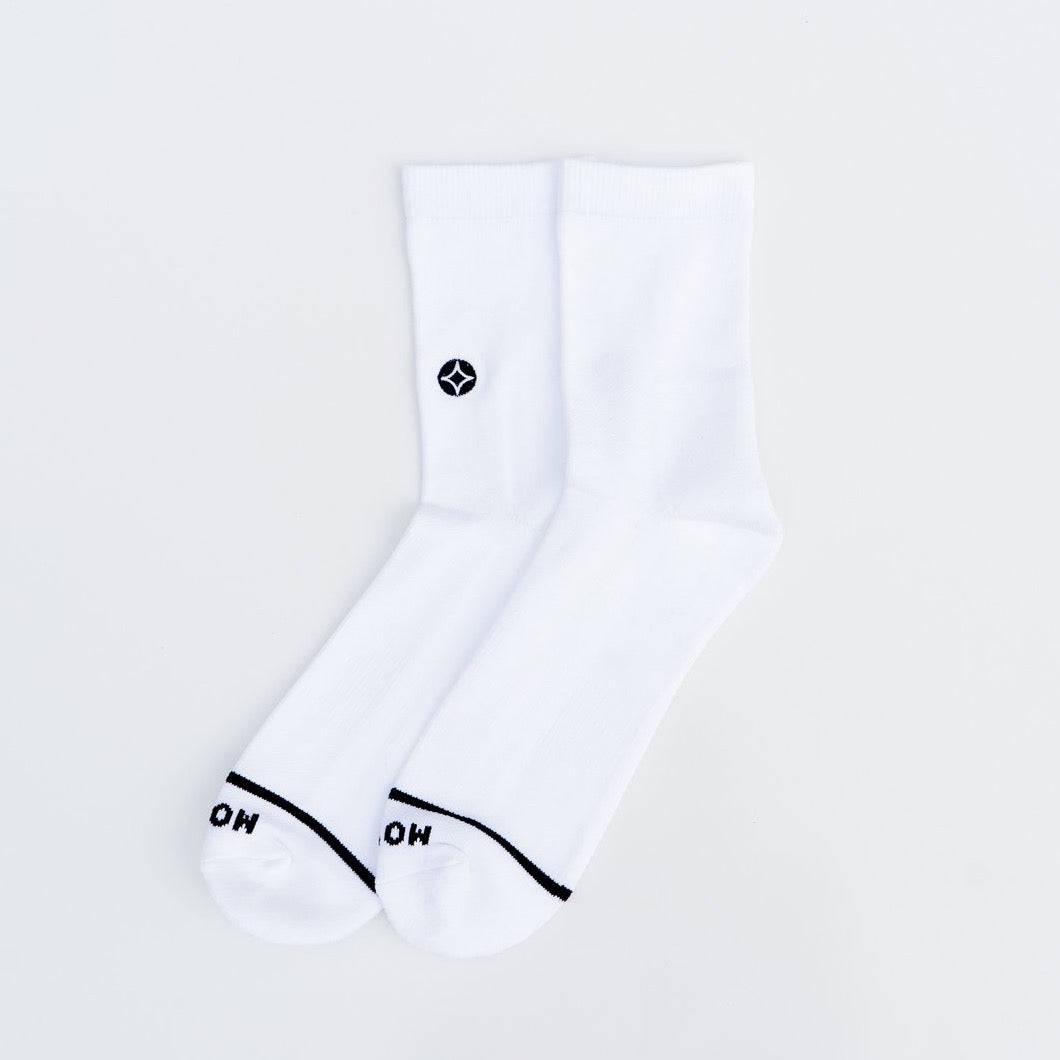 The Everlast Mid-Crew Sock (White)