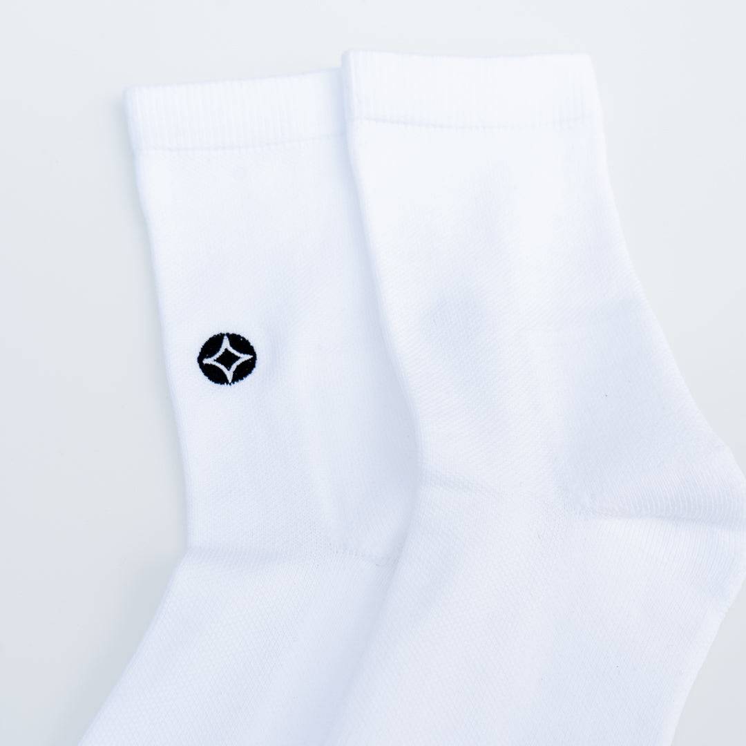 The Everlast Mid-Crew Sock (White)