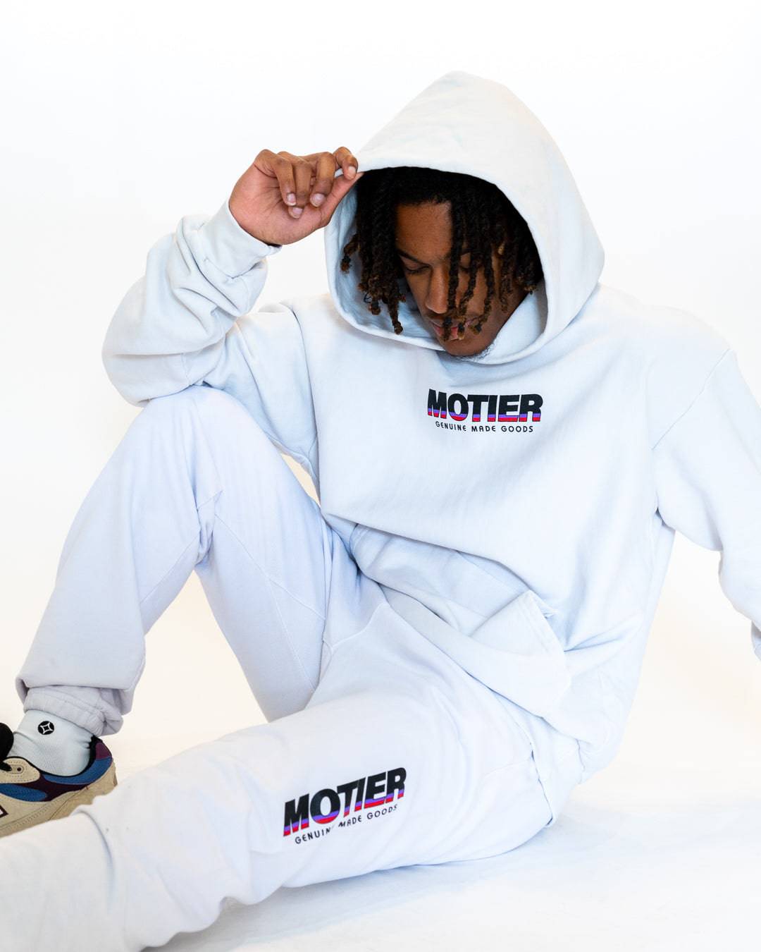 Oblique Oversized Sweatpants (Lt. Grey)