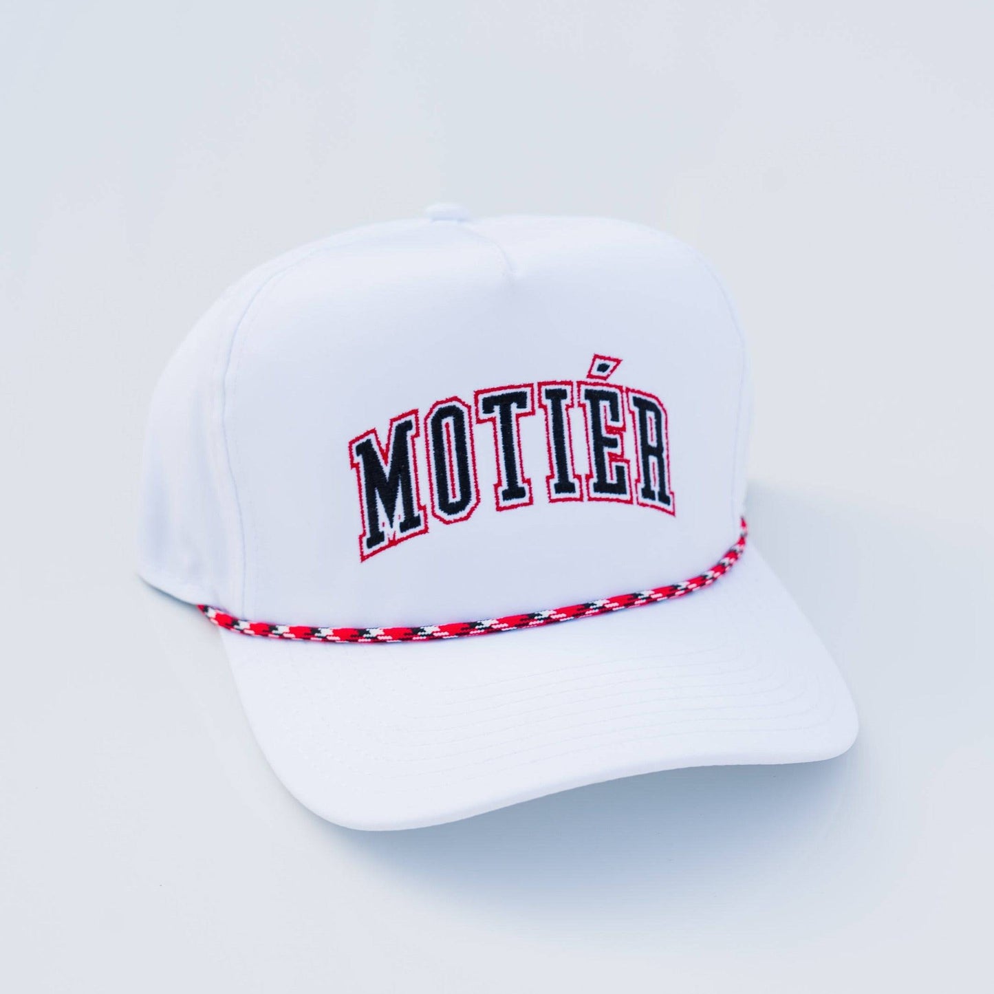 University Rope Snapback (White/Red/Black)