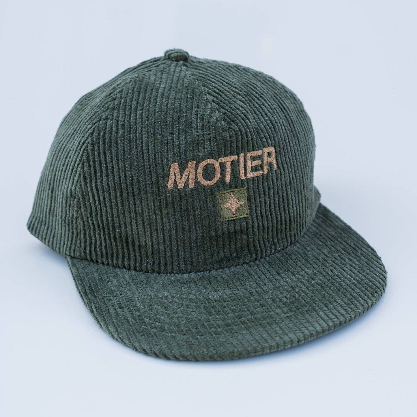 Corduroy Spaced Asteroid Logo Strapback (Cactus)