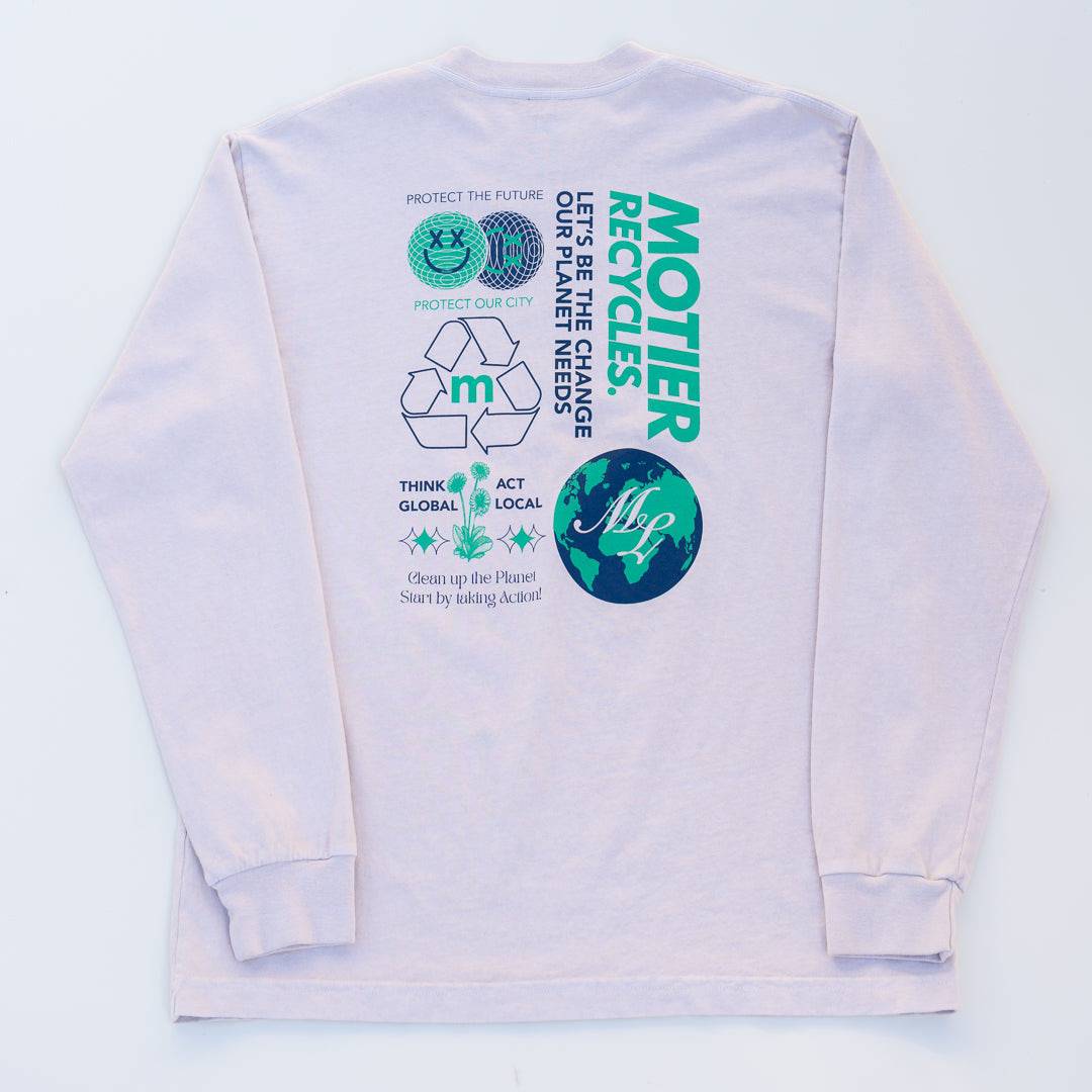 Motier Recycles L/S Luxe Tee (Beige)