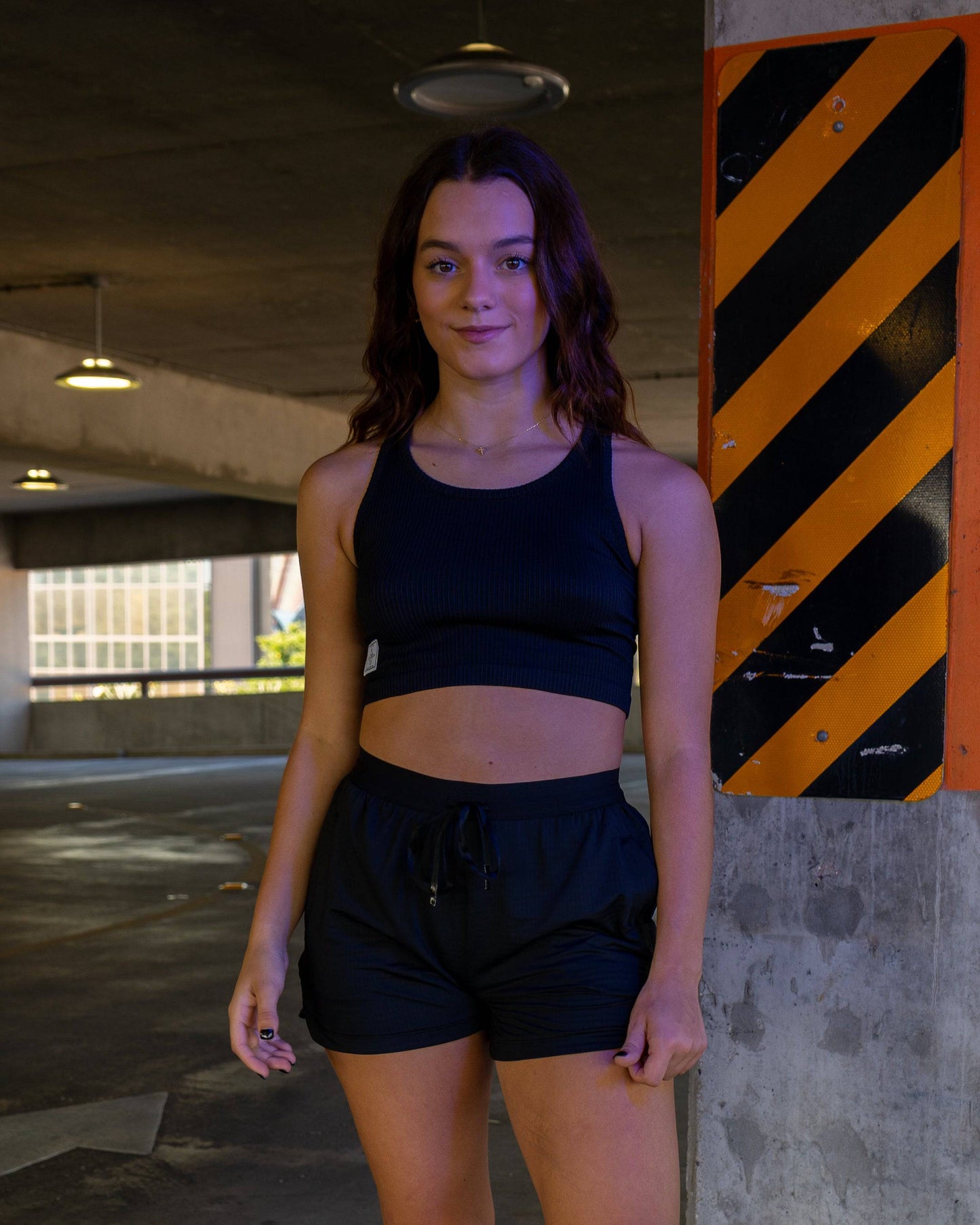 Ribbed Over-Dyed Tank (Black)