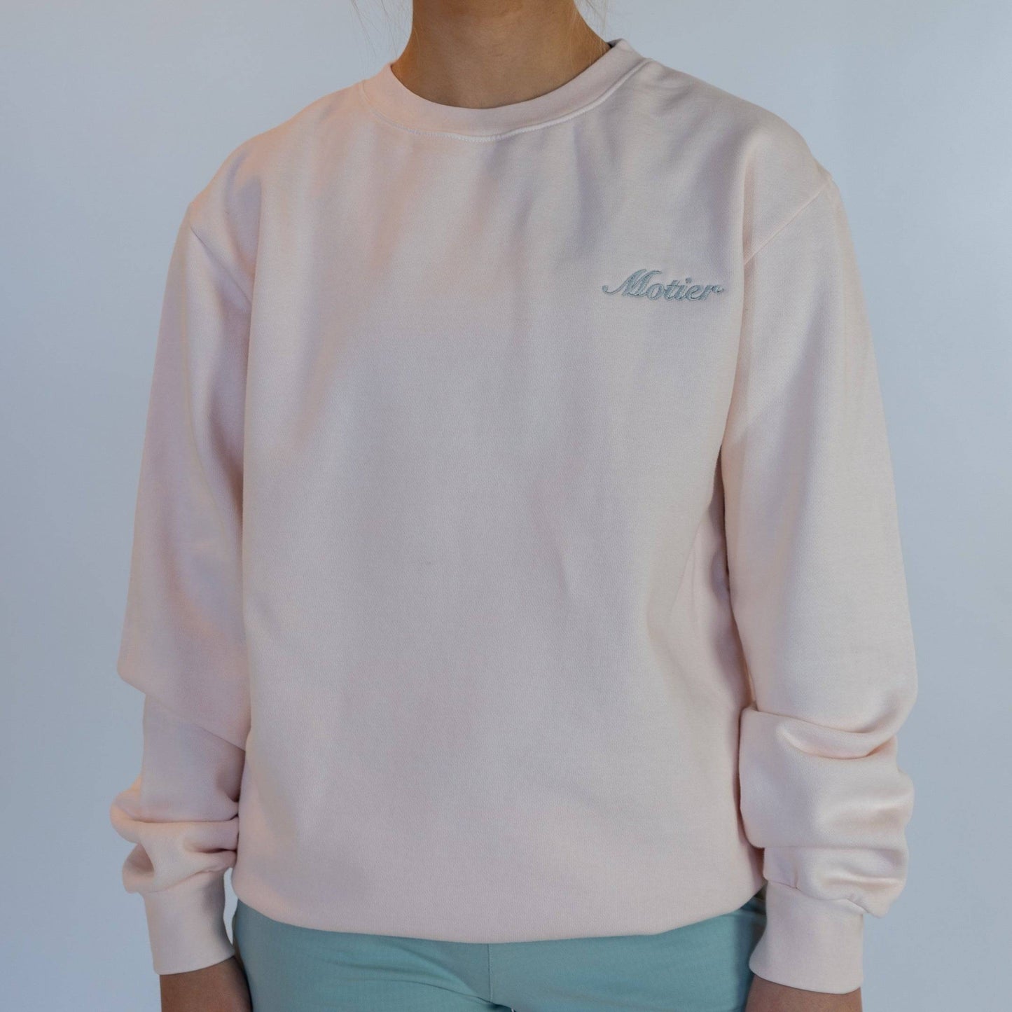 Script Luxe Premium Crewneck (Mauve Chalk)