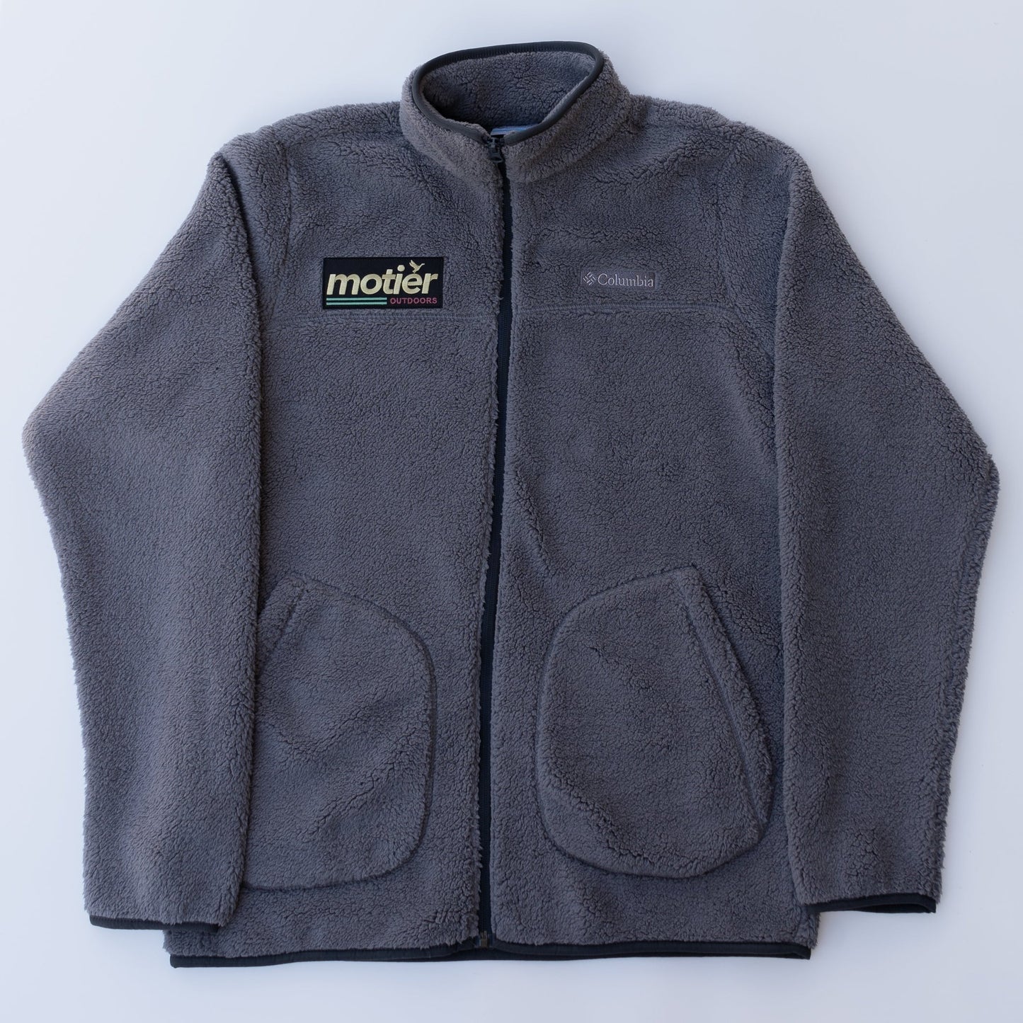 Motier Outdoors Sherpa Full-Zip Fleece Jacket (Gunmetal)