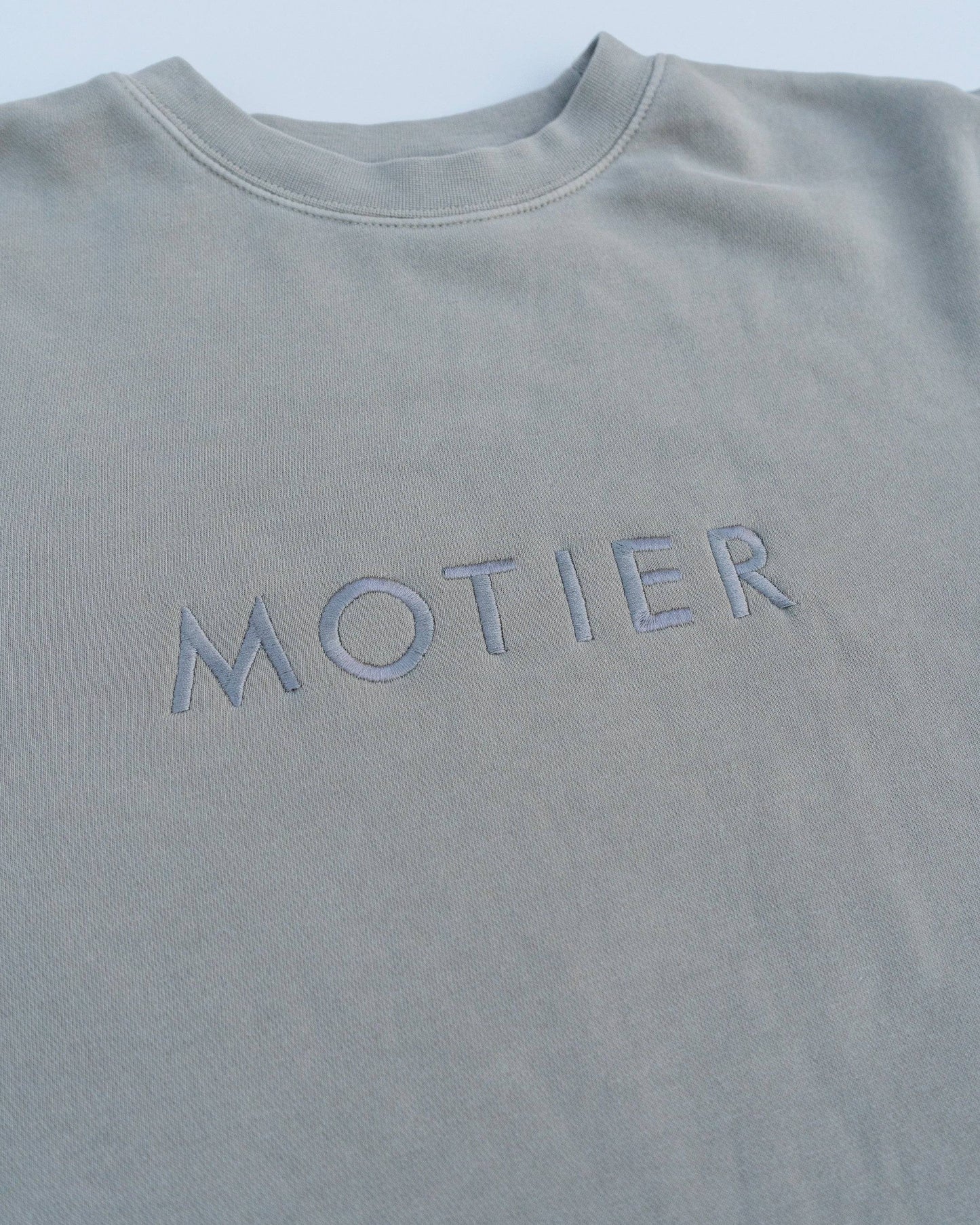 Spaced Logo Crewneck (Dark Clear)