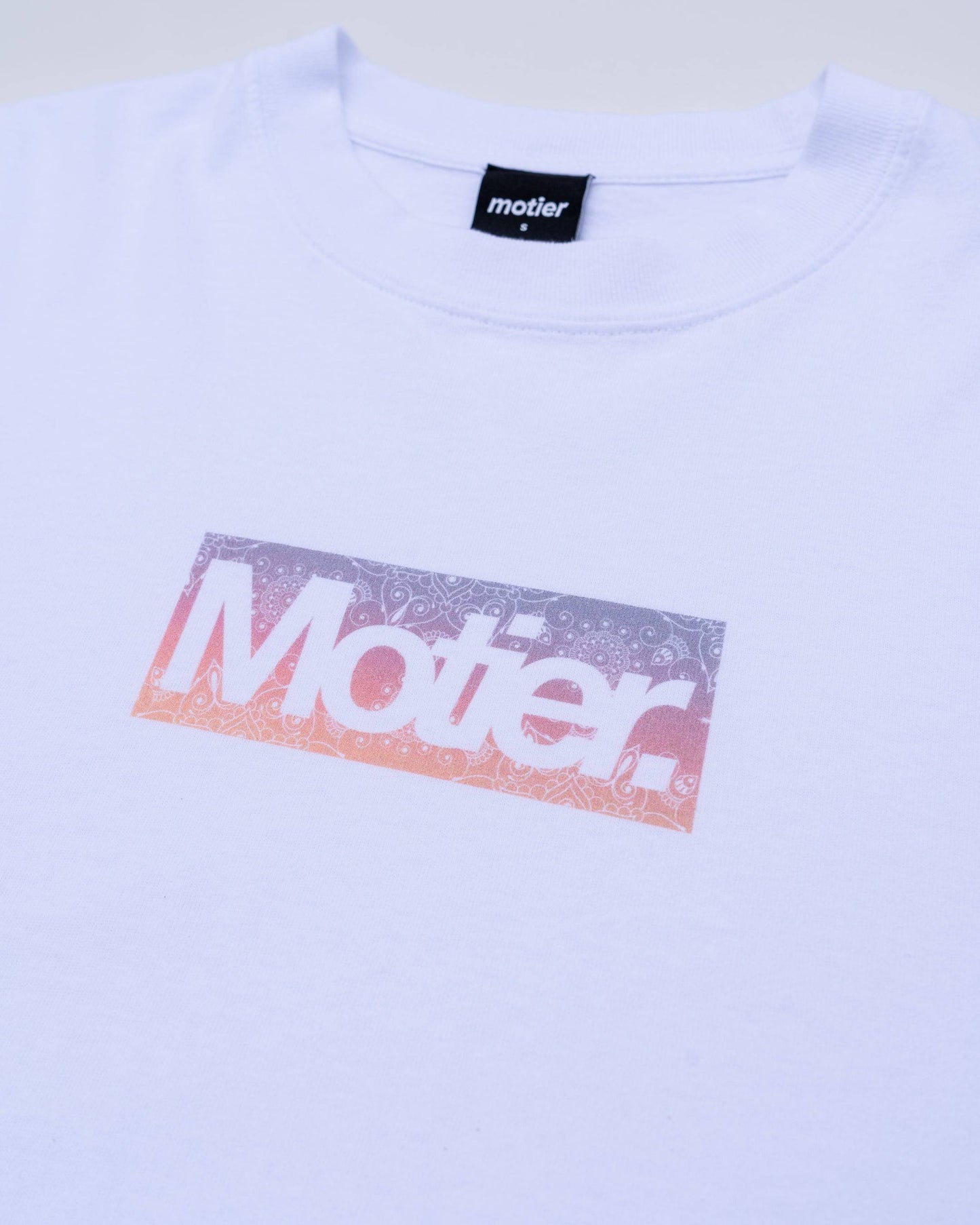 Paisley Box Logo Luxe Tee (Sunset)