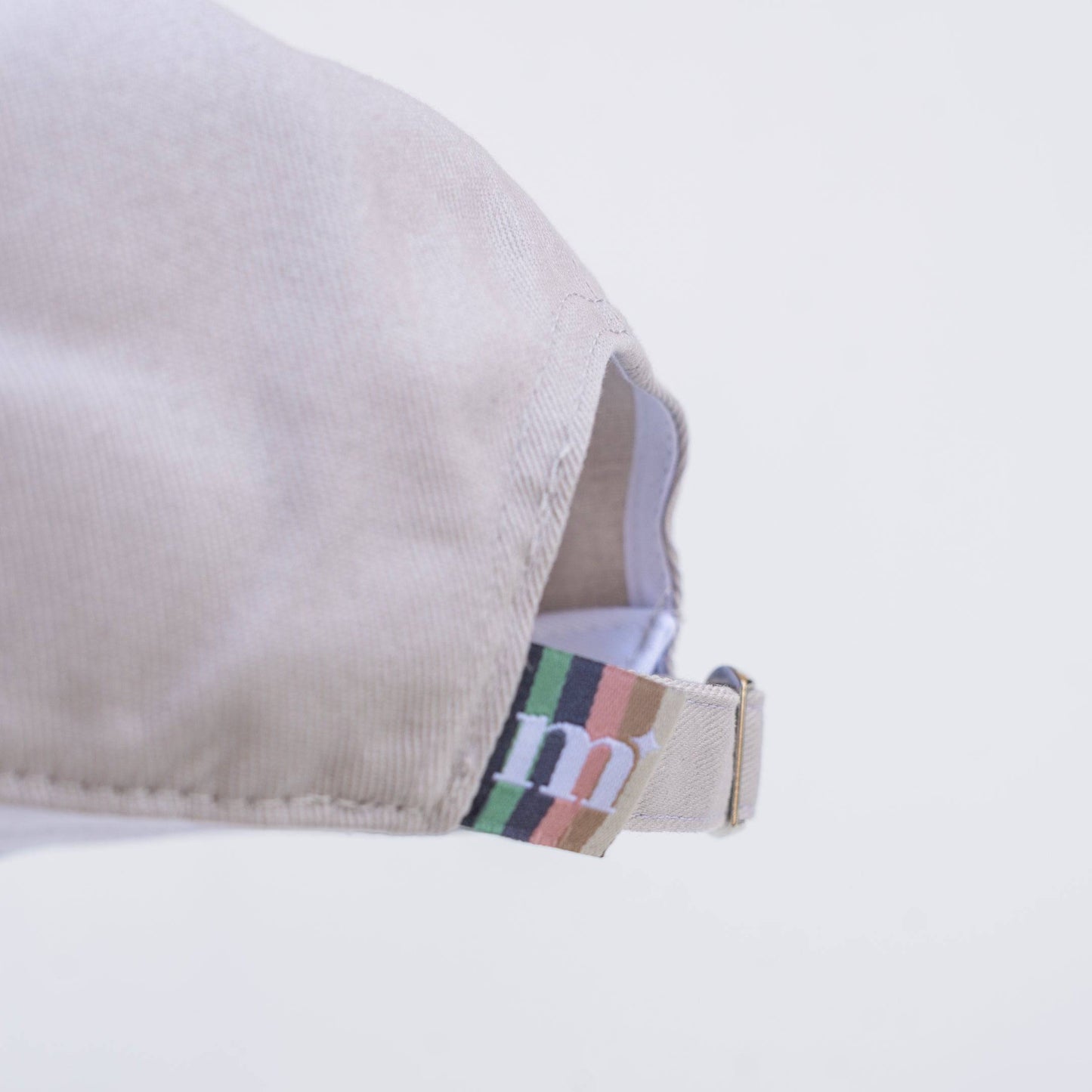 Two-Tone Script 6-Panel (Grey/Lt. Blue)