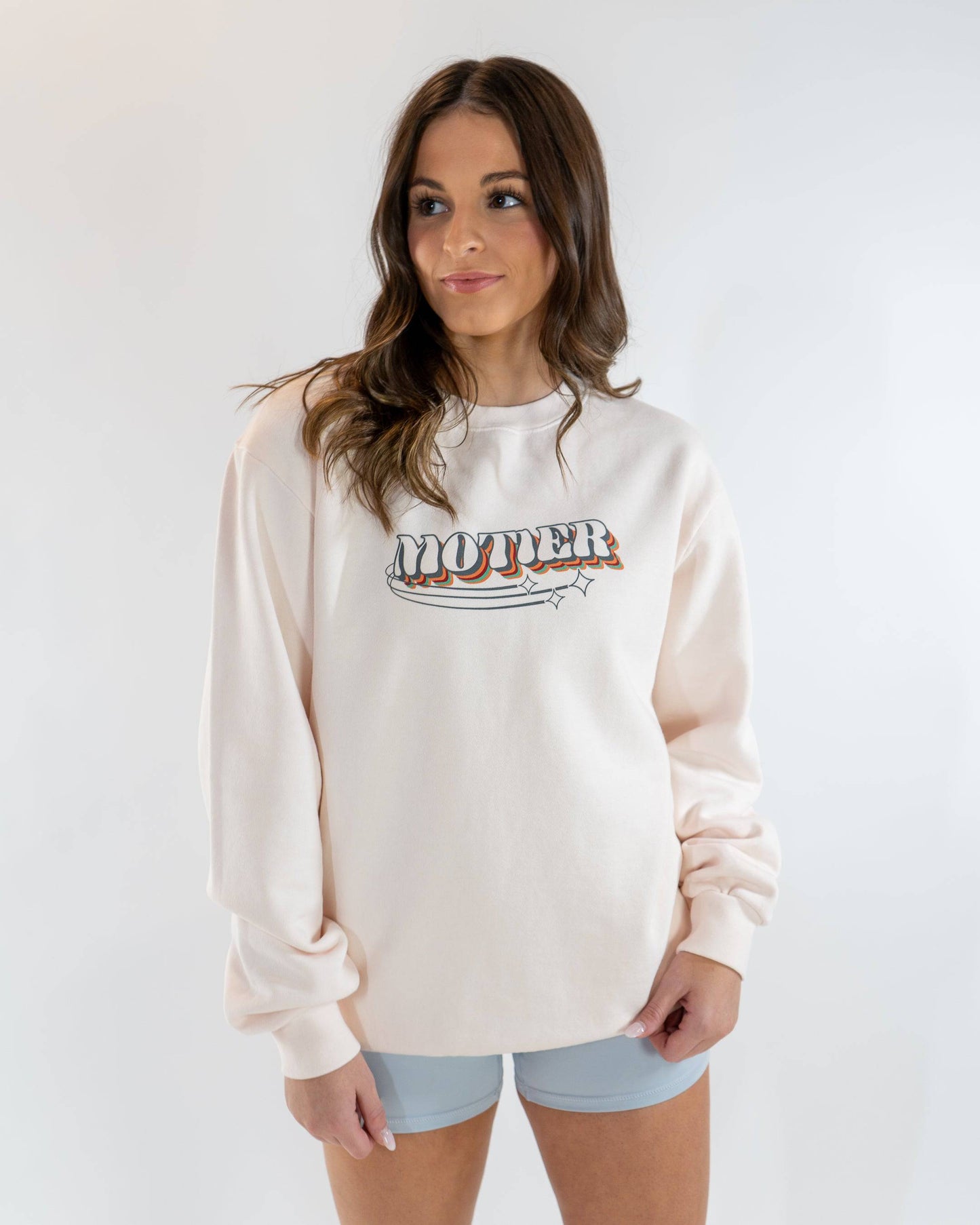 Parish Woodstock Luxe Crewneck (Mauve Chalk)