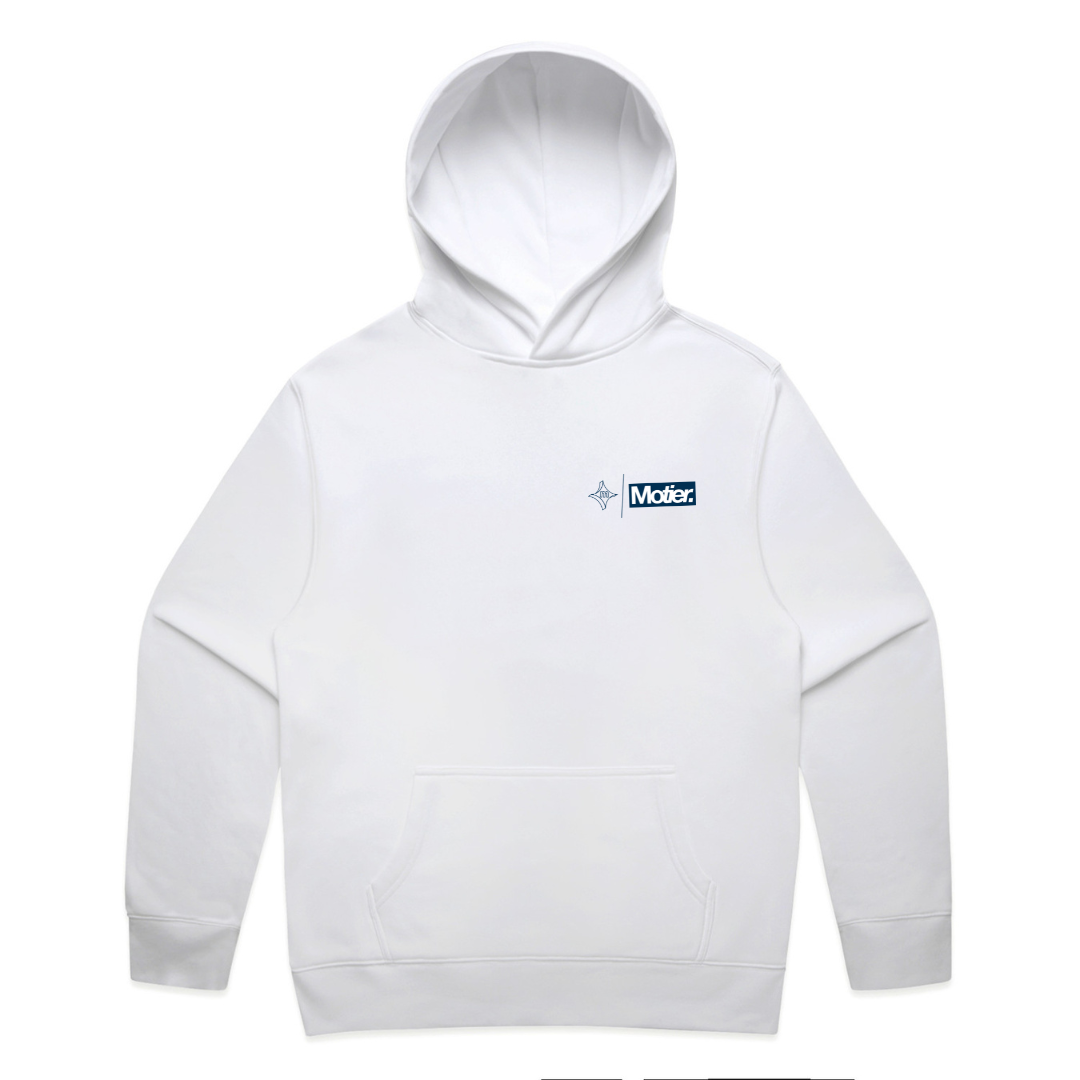 The Clarity Hoodie (White) - Motier Lafayette 