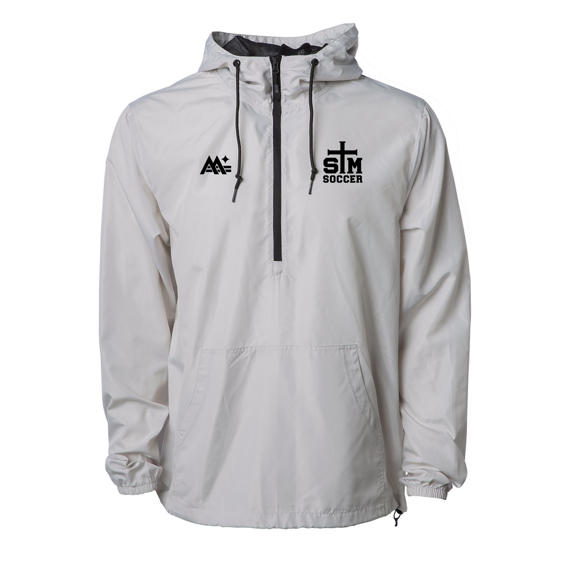 Lightweight Pullover Anorak Jacket (Smoke) - Motier Lafayette 