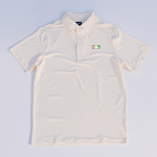 The Motier Tour Krewe Box Logo Polo (Off-White) - Motier Lafayette 