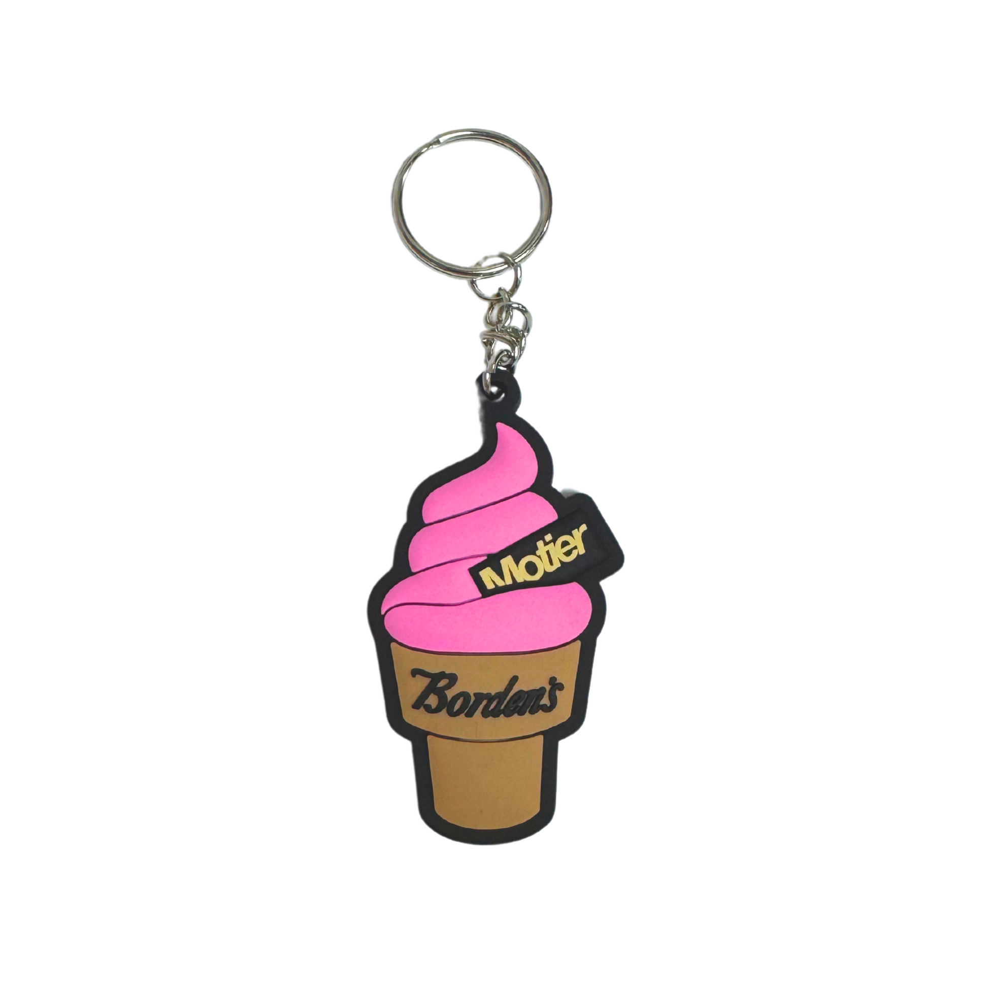 Motier for Borden's Ice Cream Shoppe Ice Cream Keychain - Motier Lafayette 
