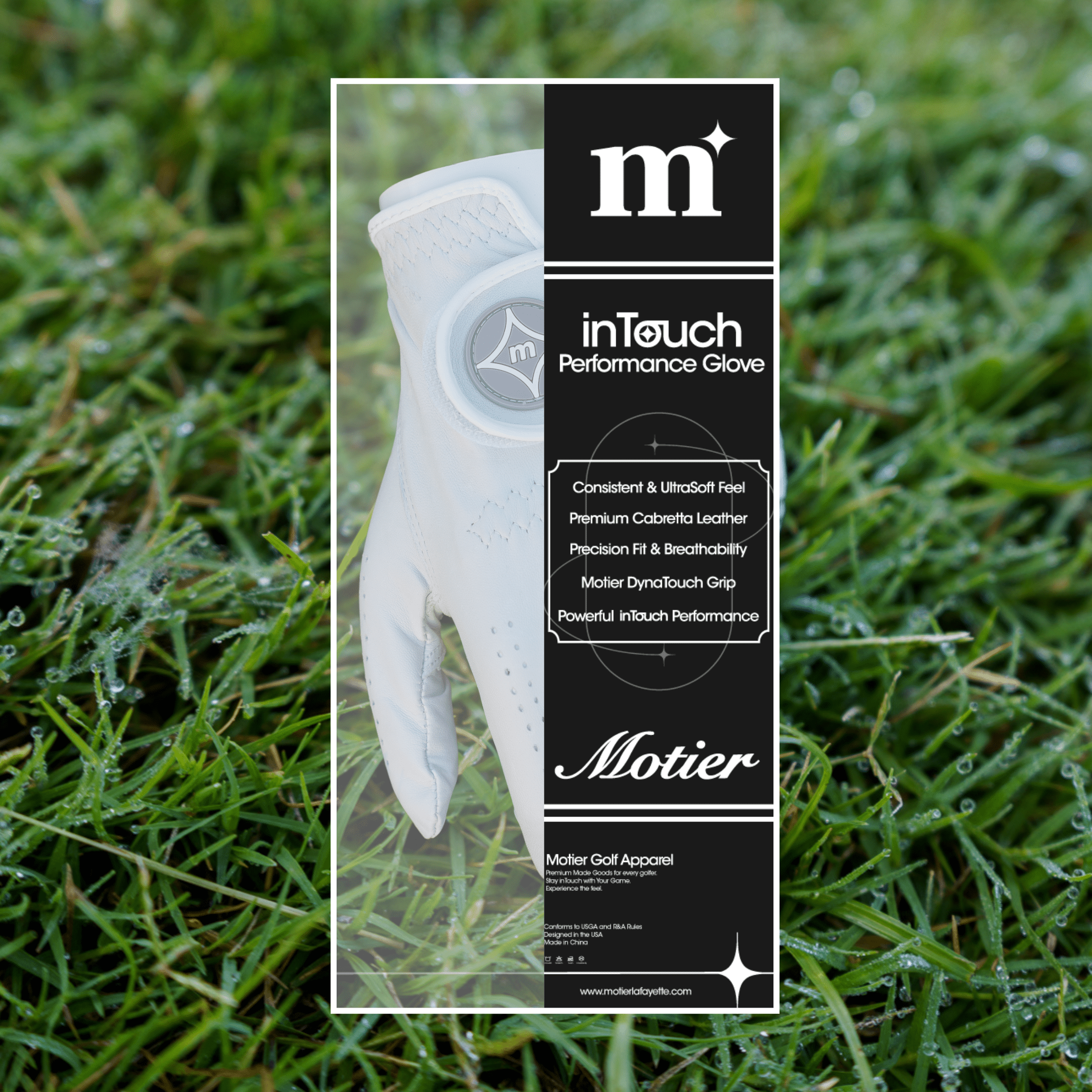 The InTouch Performance Golf Glove - Motier Lafayette 