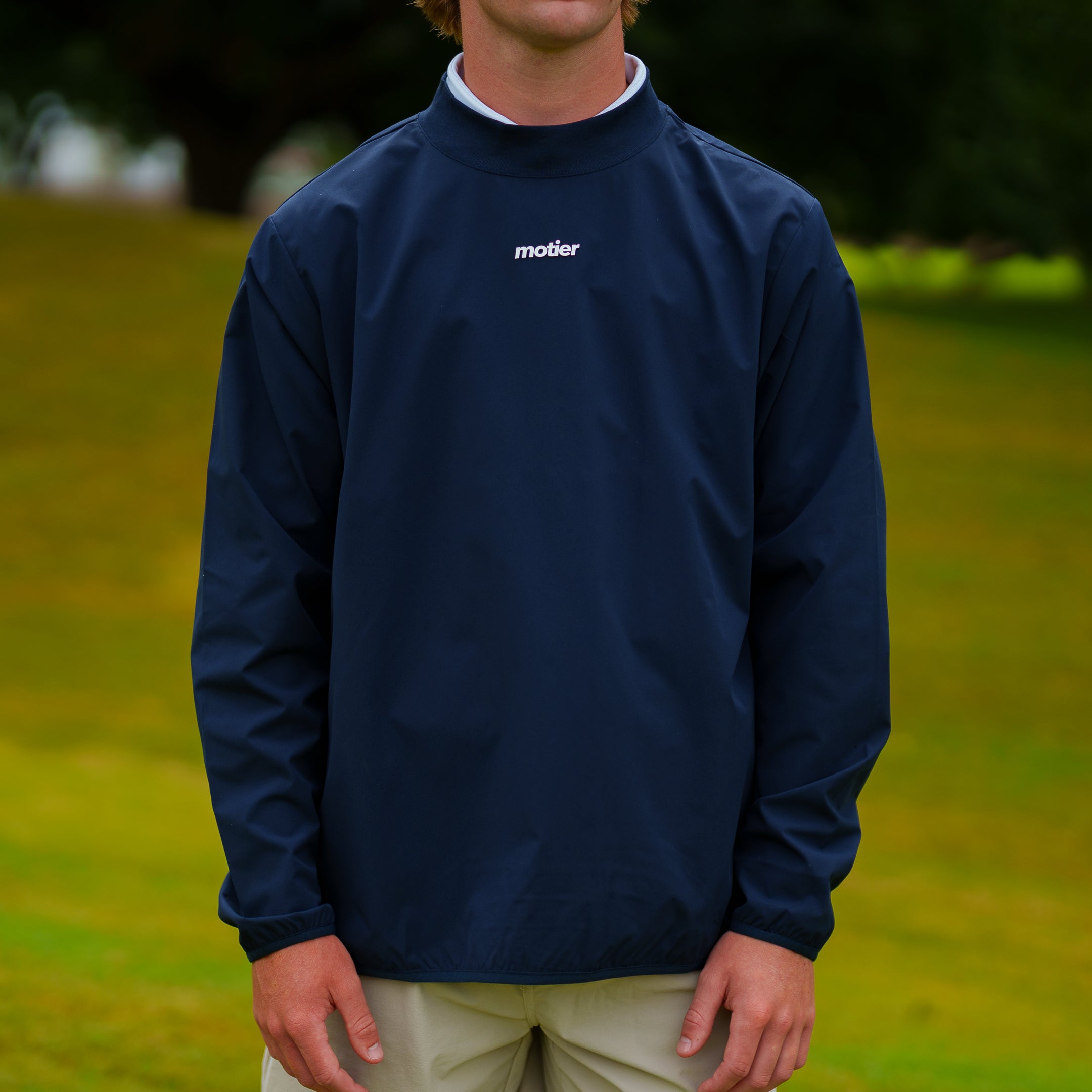The AeroVent Golf Pullover (Navy)