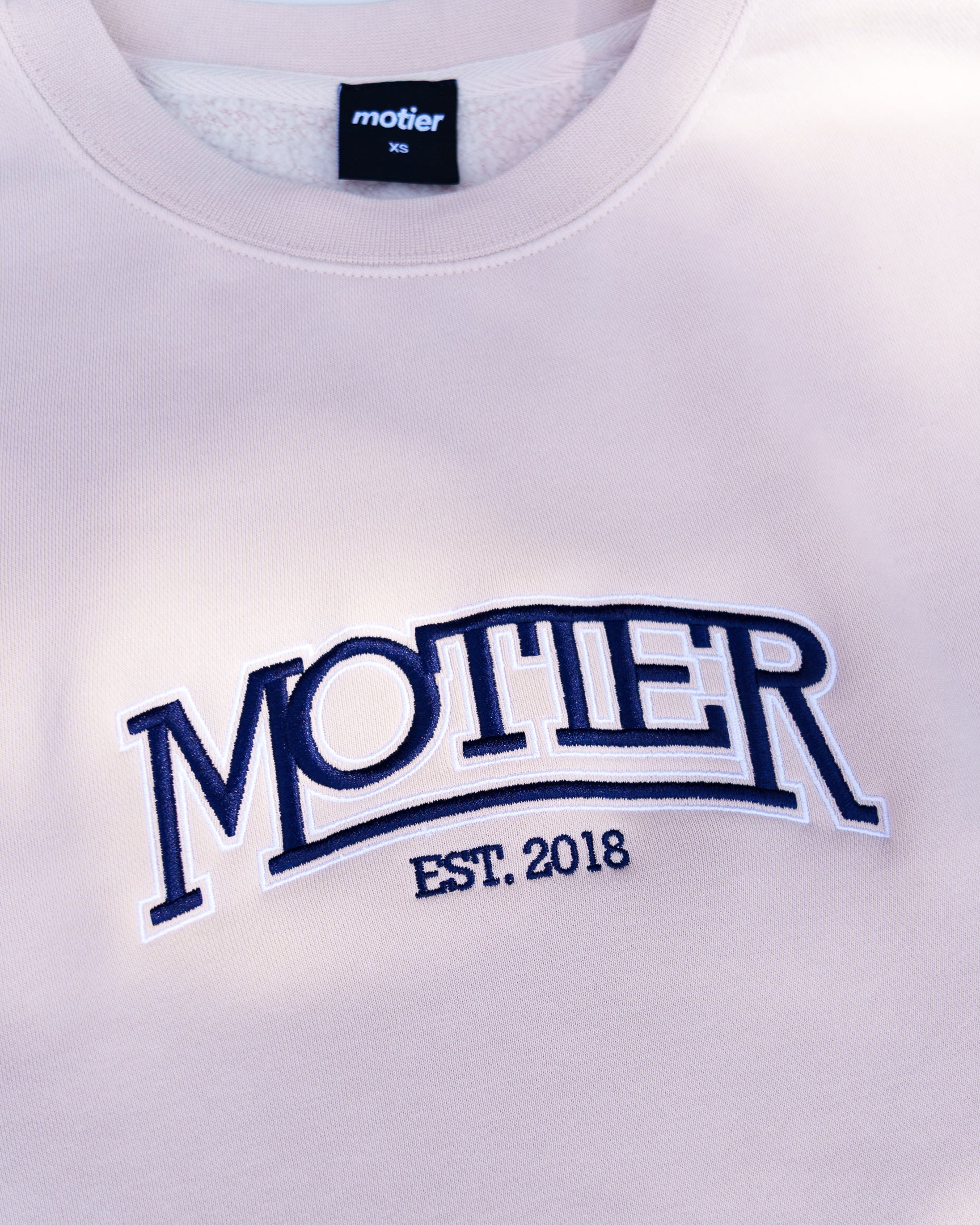 Authentics Pigment Dyed Crewneck (Sand) - Motier Lafayette 