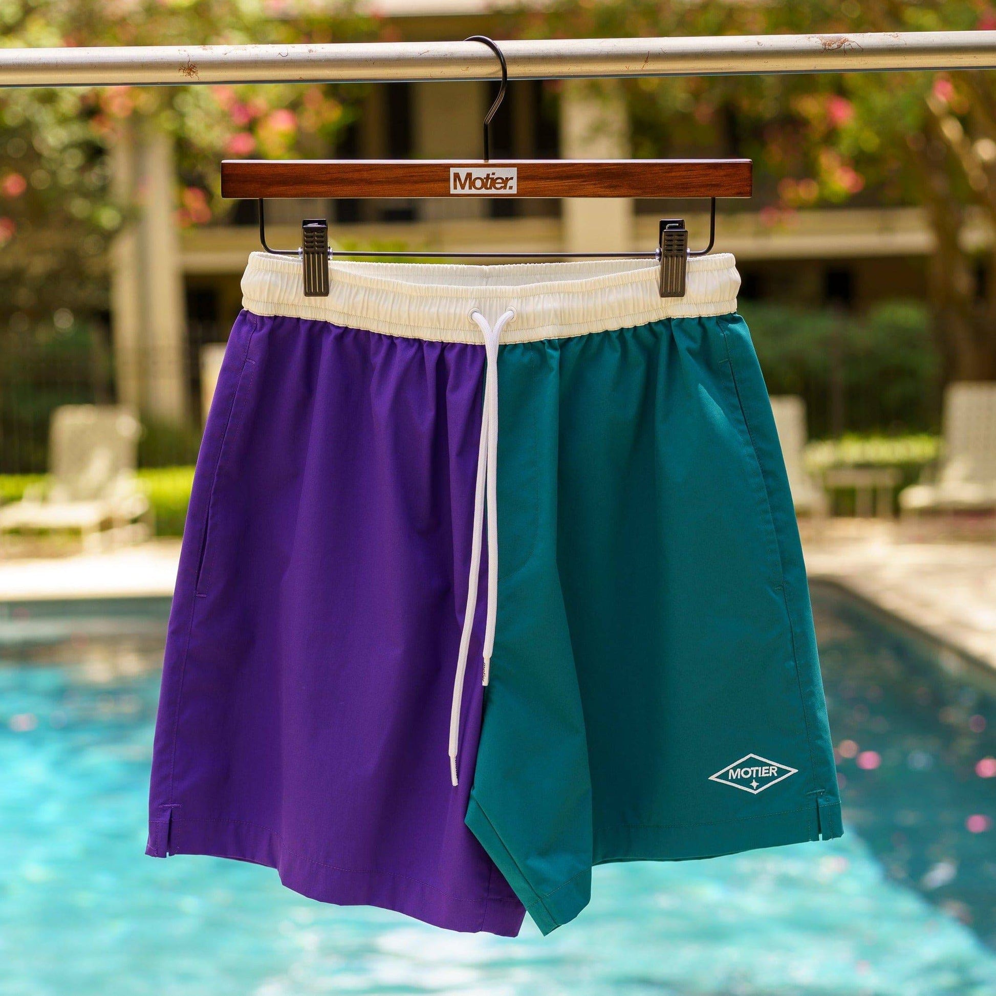 The Colorblock Boardshorts (West Coast) - Motier Lafayette 